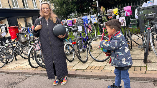 Cycle friendly coats and jackets for women