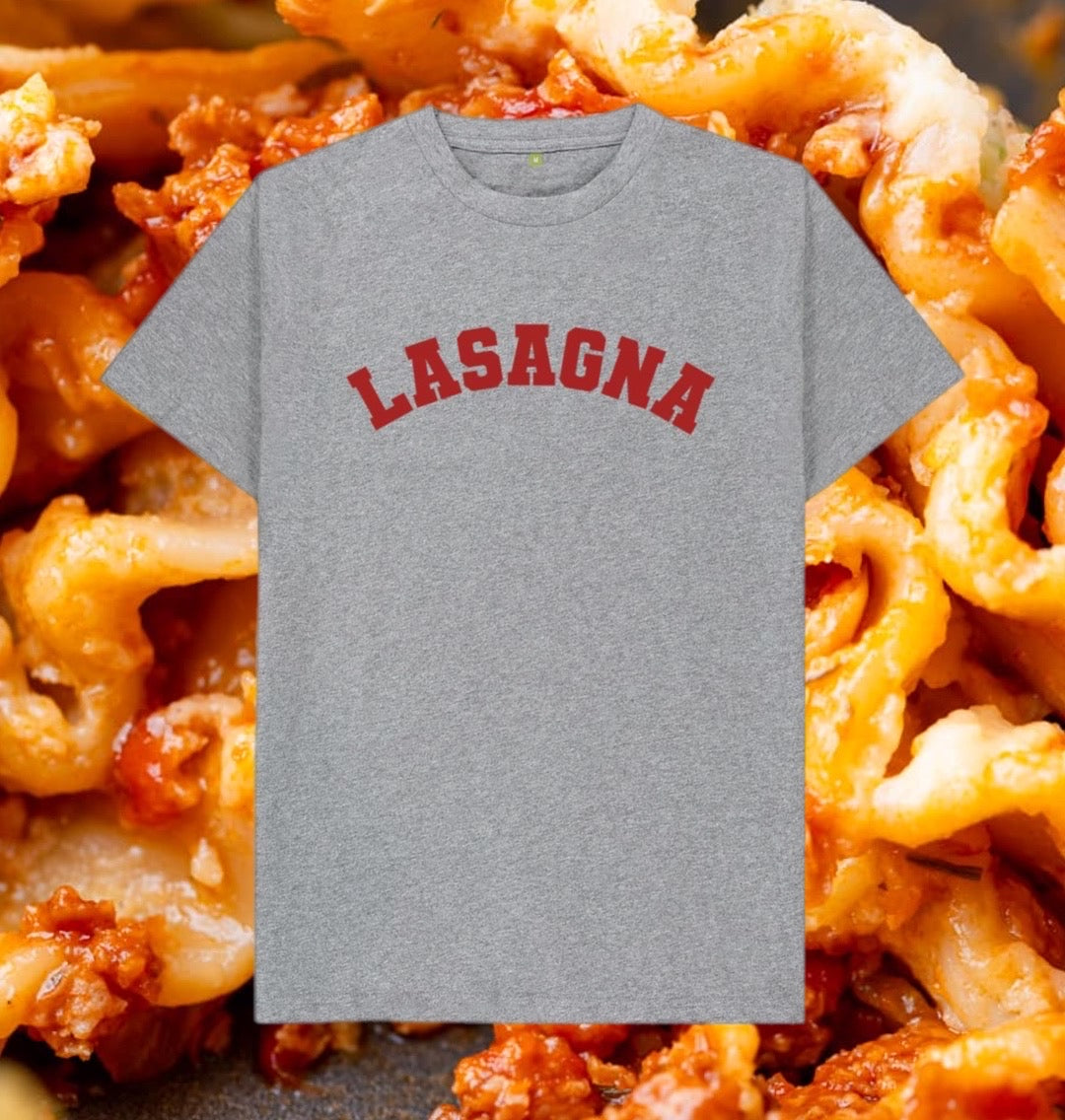 Lasagna varsity t-shirt