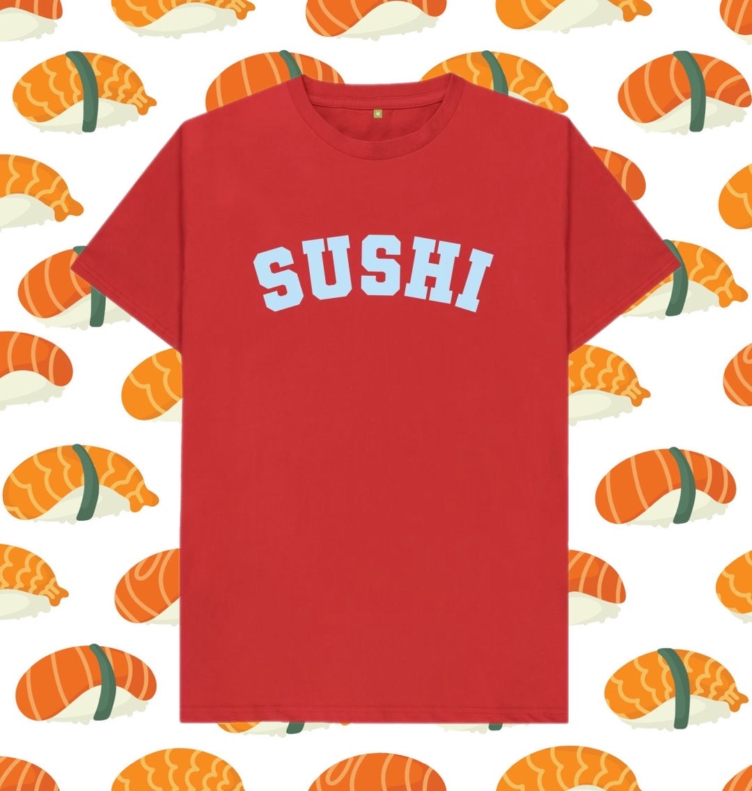 Sushi varsity t-shirt