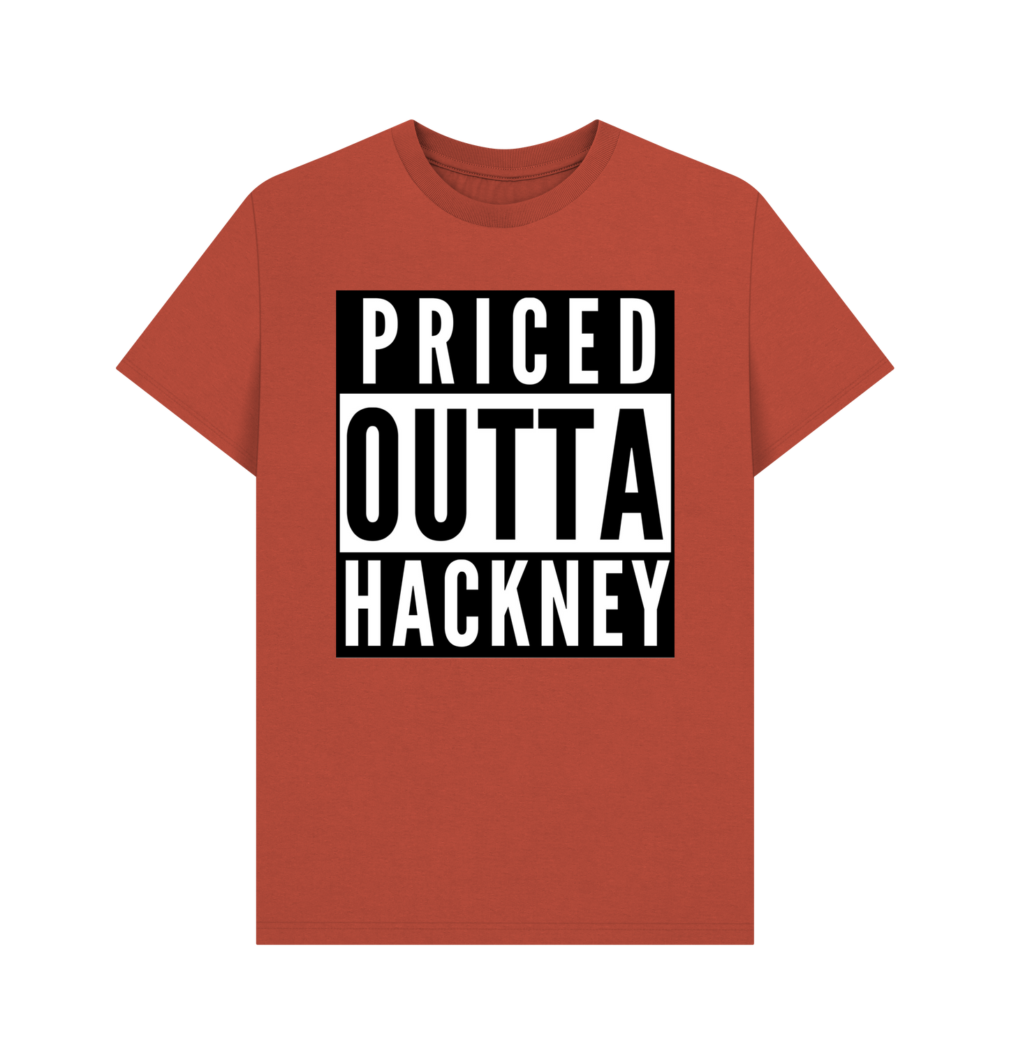 Rust Printed T-shirt Front