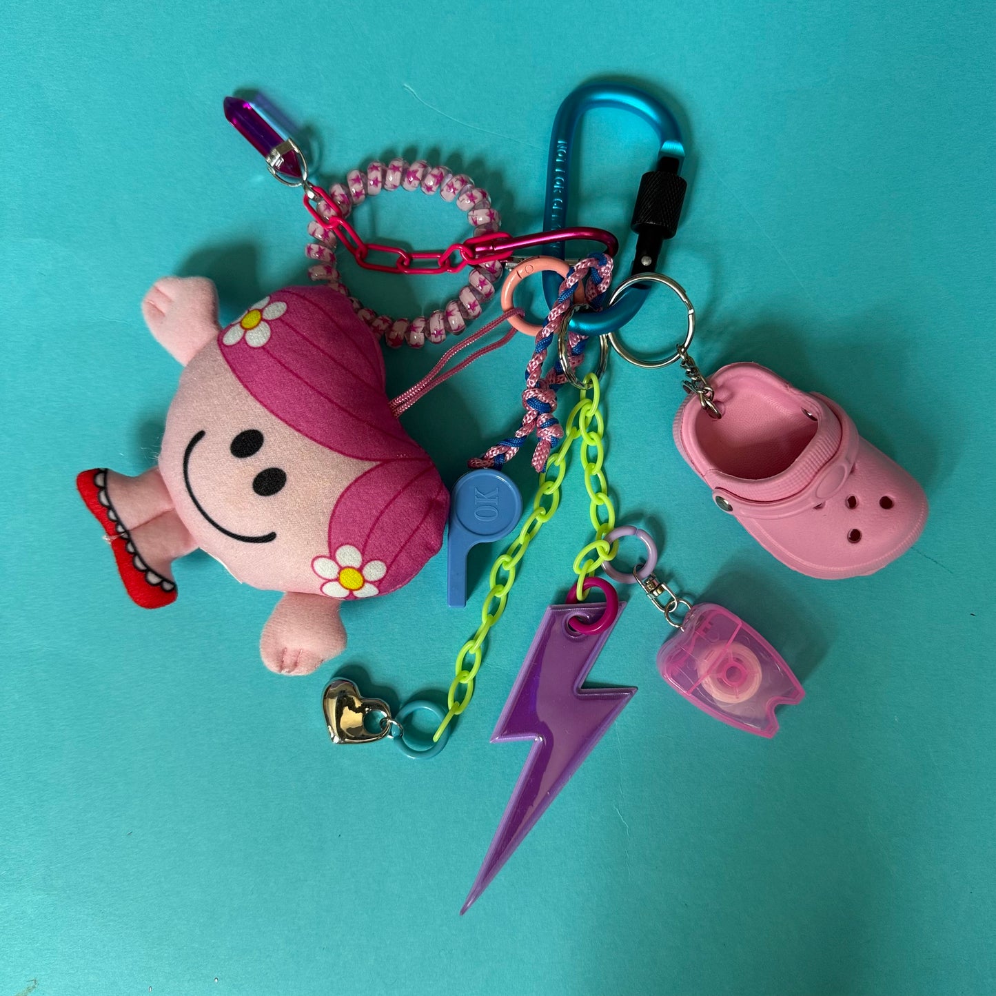 Bag charm and keyring Little Miss Hug