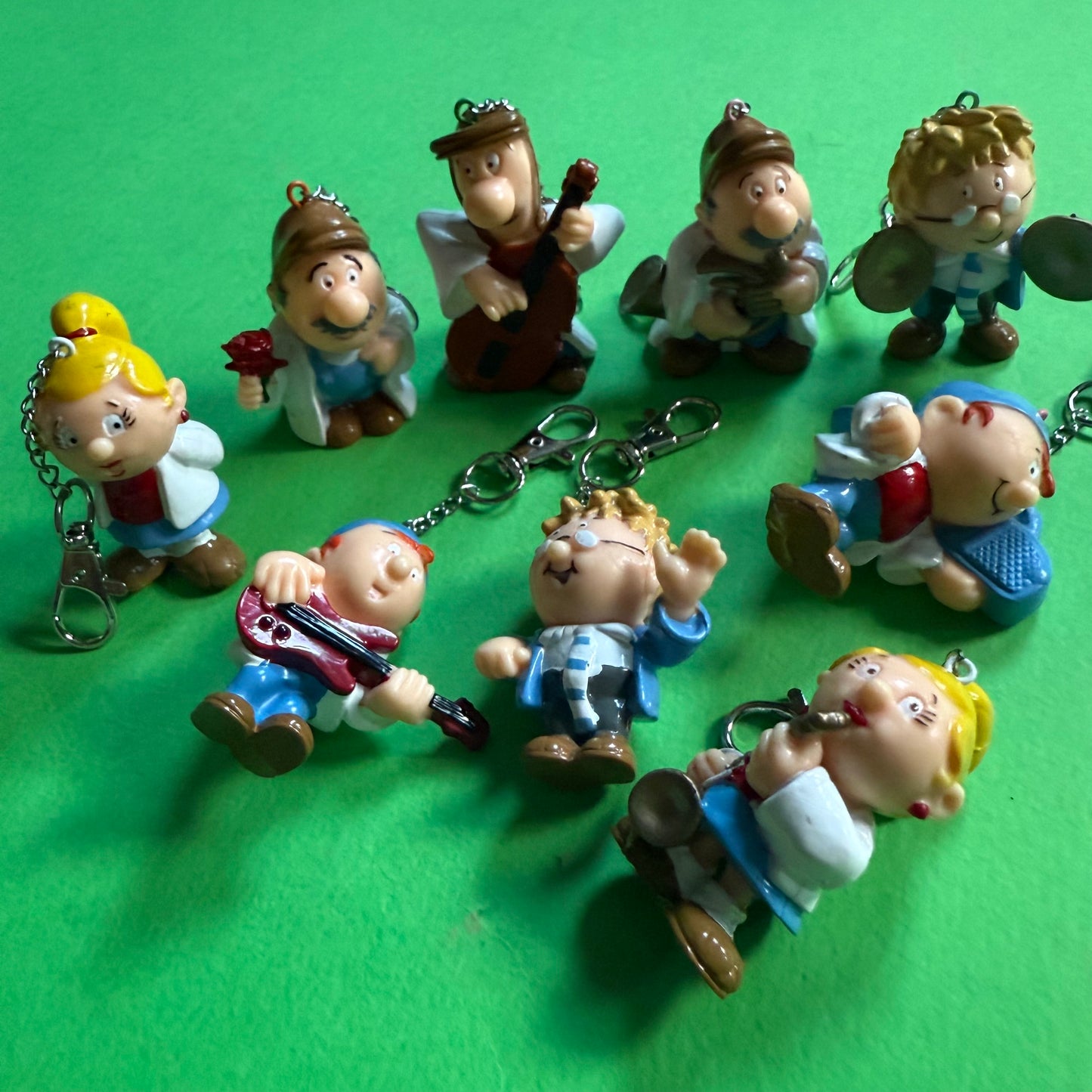 Vintage tetley key folk keyrings
