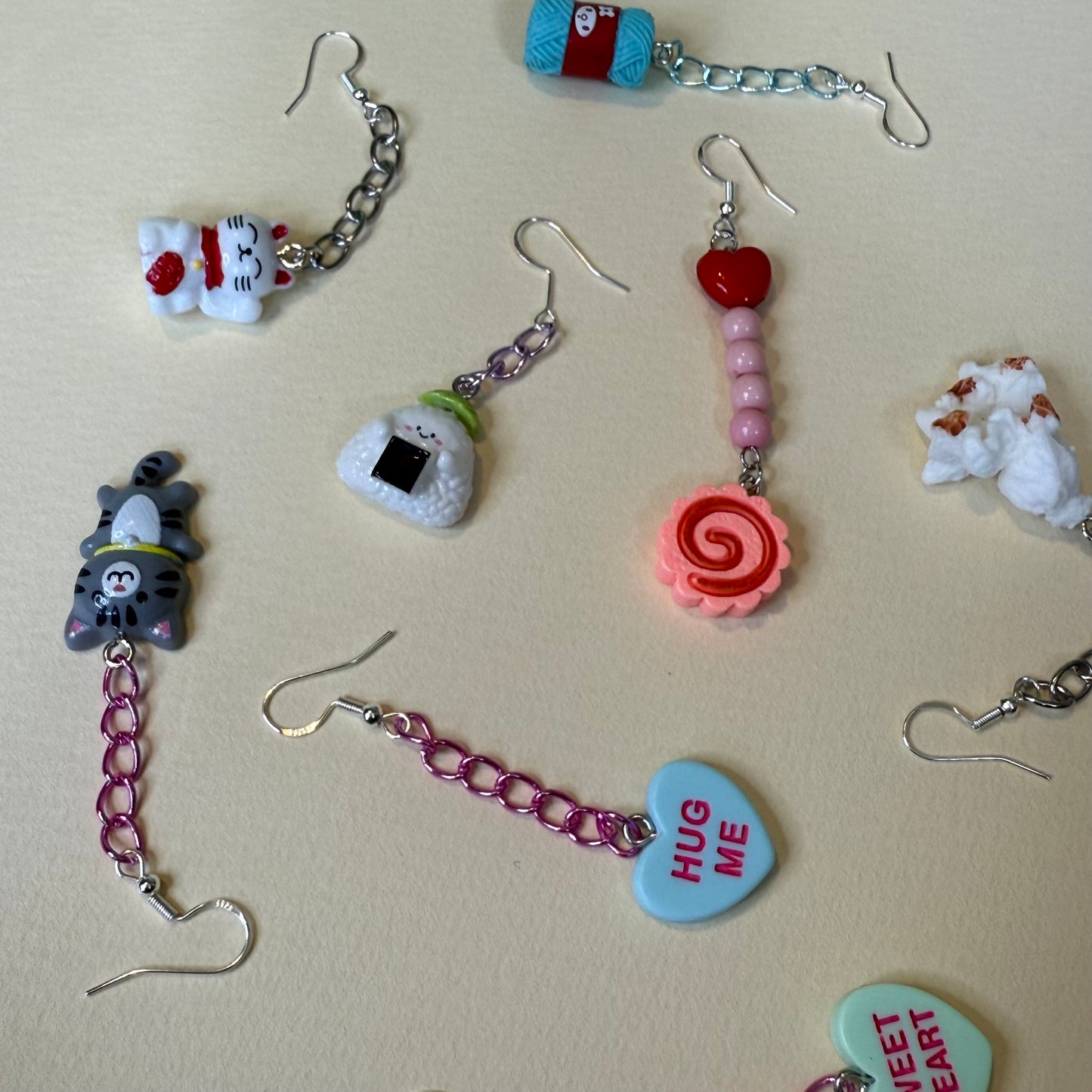 Cute drop chain earrings