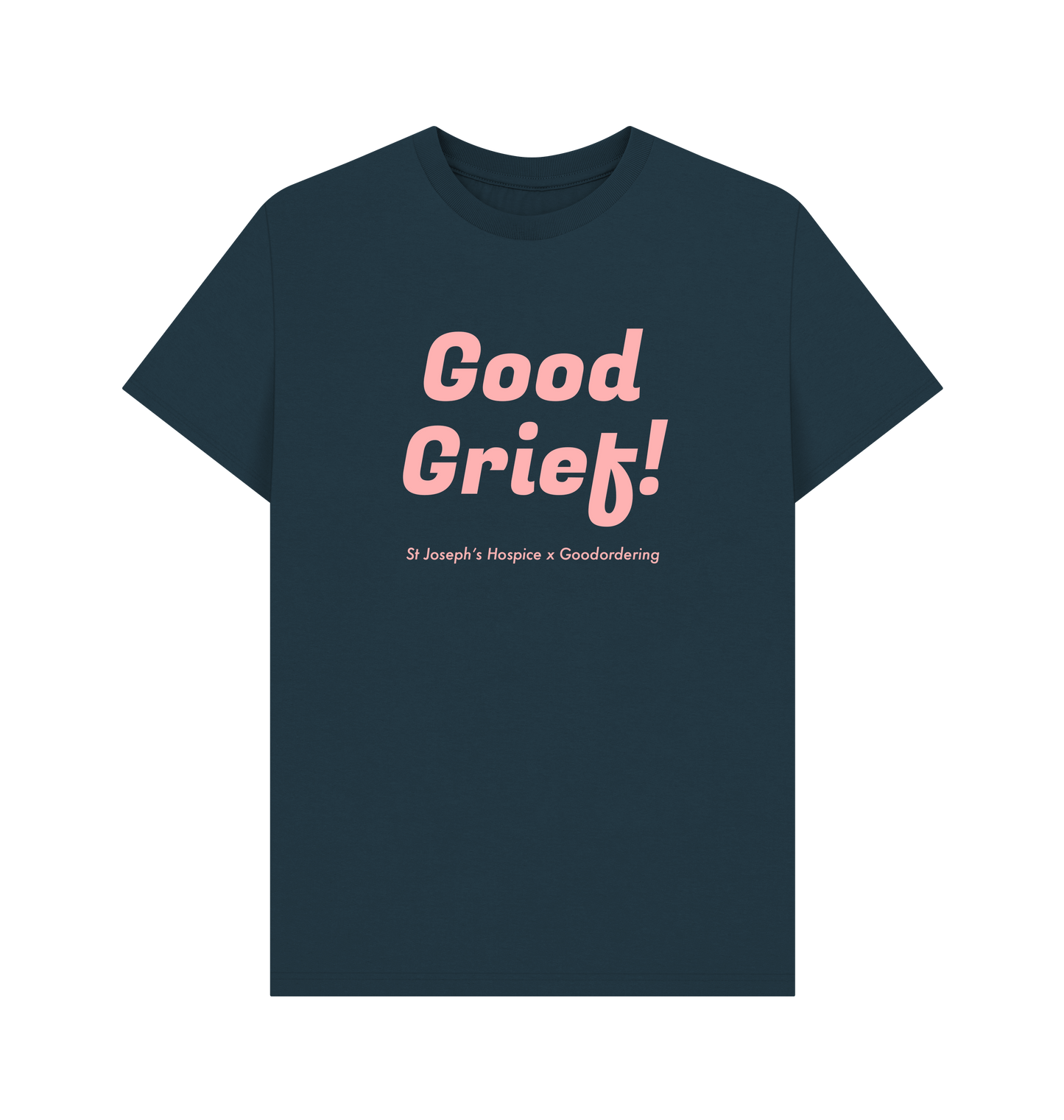 Denim Blue Printed T-shirt Front