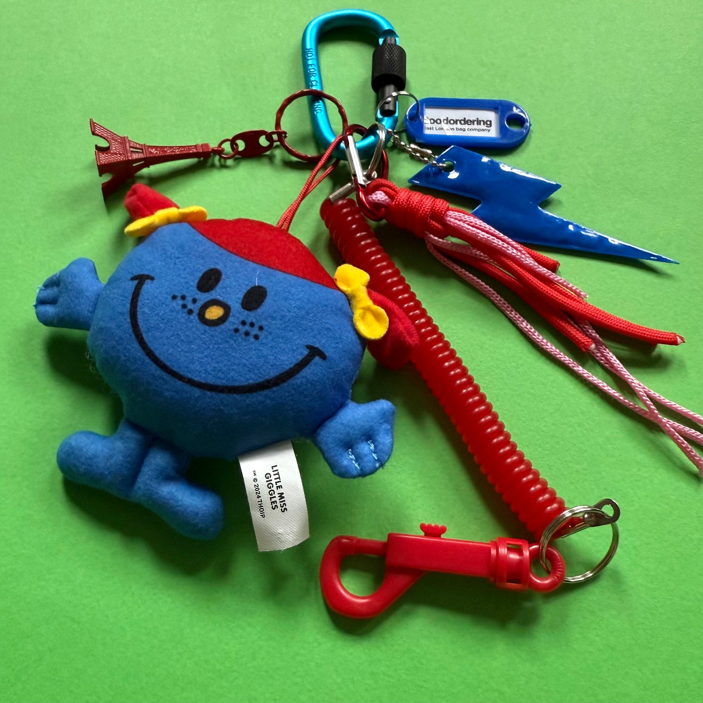 Bag charm and keyring Little Miss Giggles