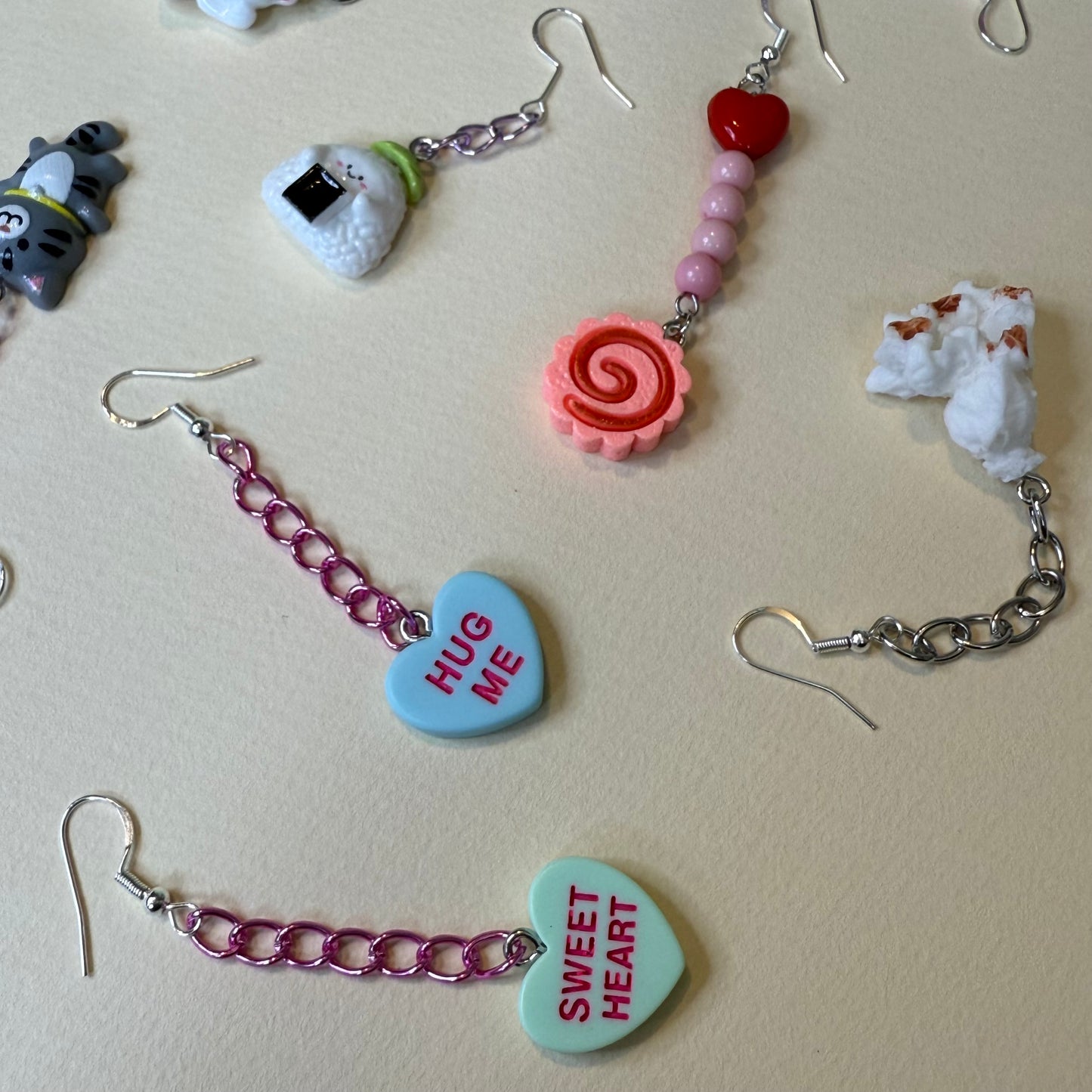 Cute drop chain earrings