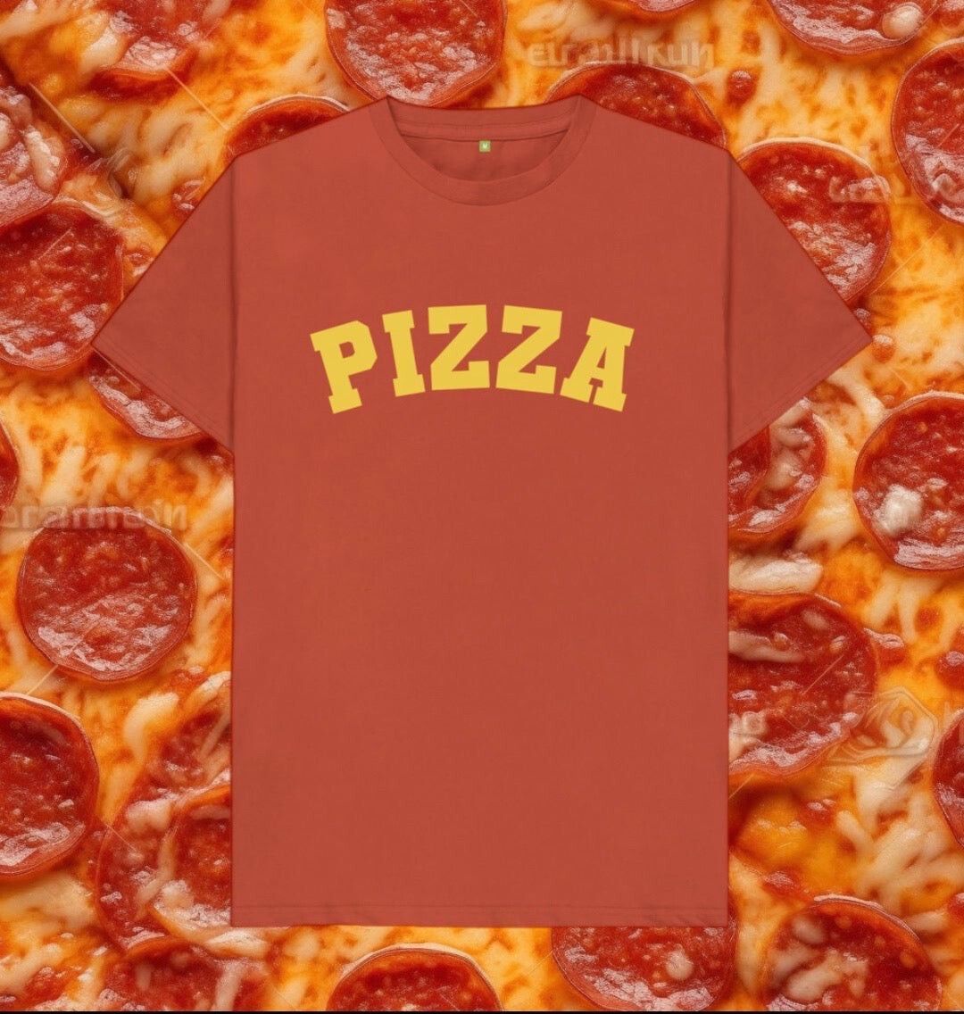 Pizza varsity t-shirt