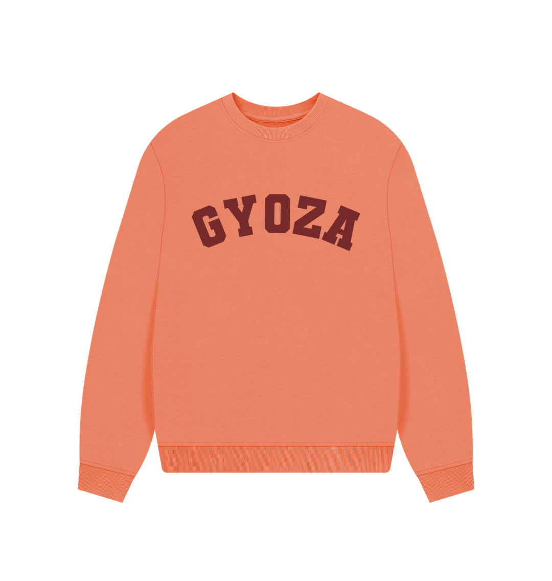Apricot Gyoza oversized organic cotton sweatshirt