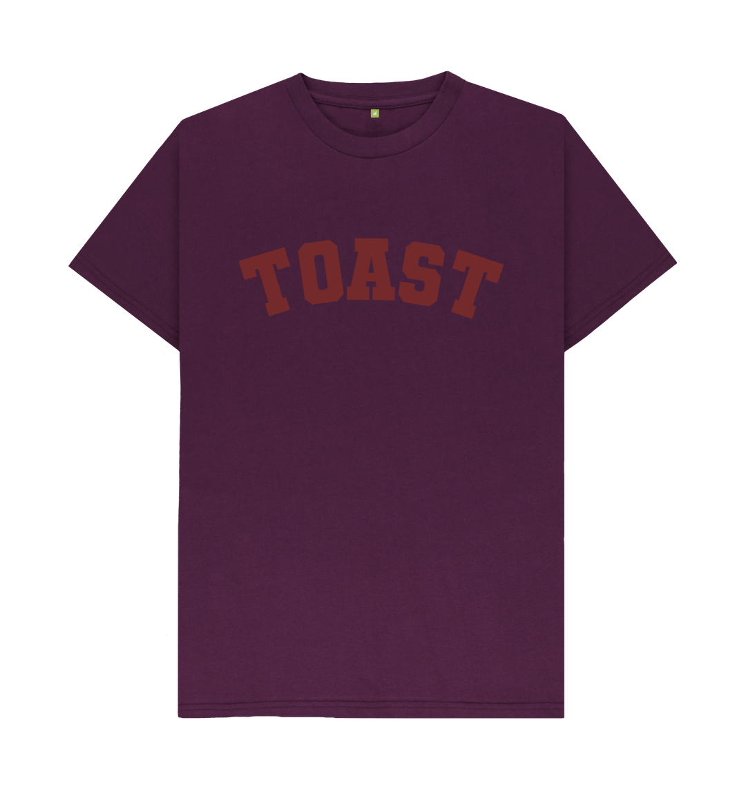Purple Toast varsity unisex t-shirt 2