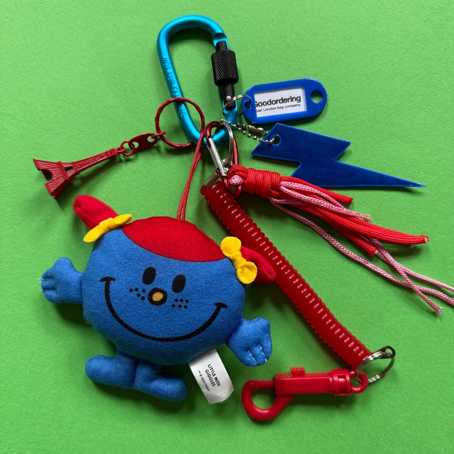Bag charm and keyring Little Miss Giggles