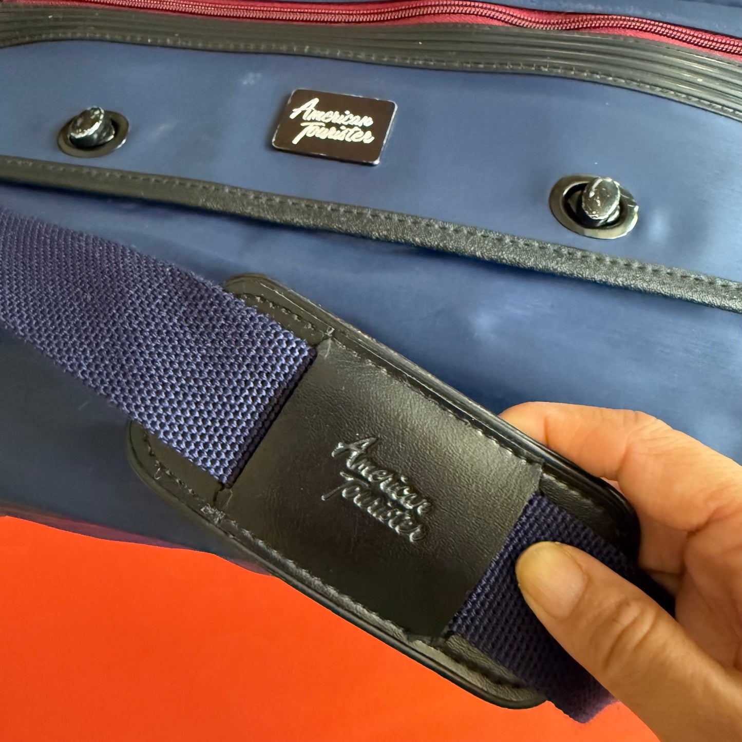 Upcycled vintage American Tourister Bike Pannier messenger bag