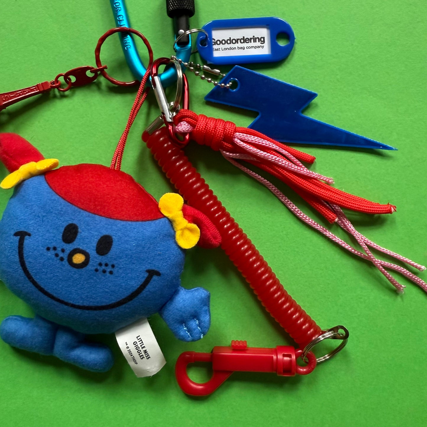 Bag charm and keyring Little Miss Giggles