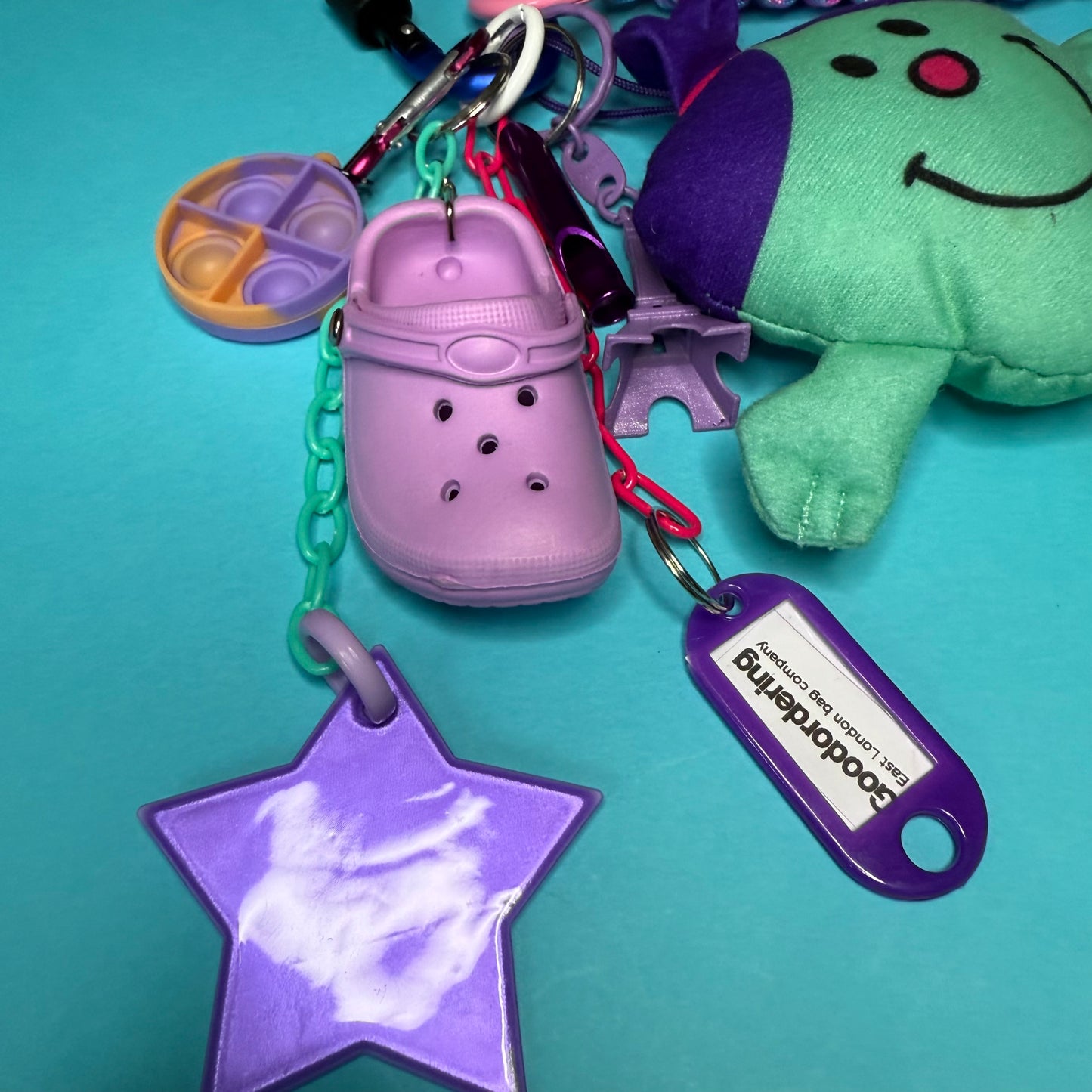 Bag charm and keyring little miss brave