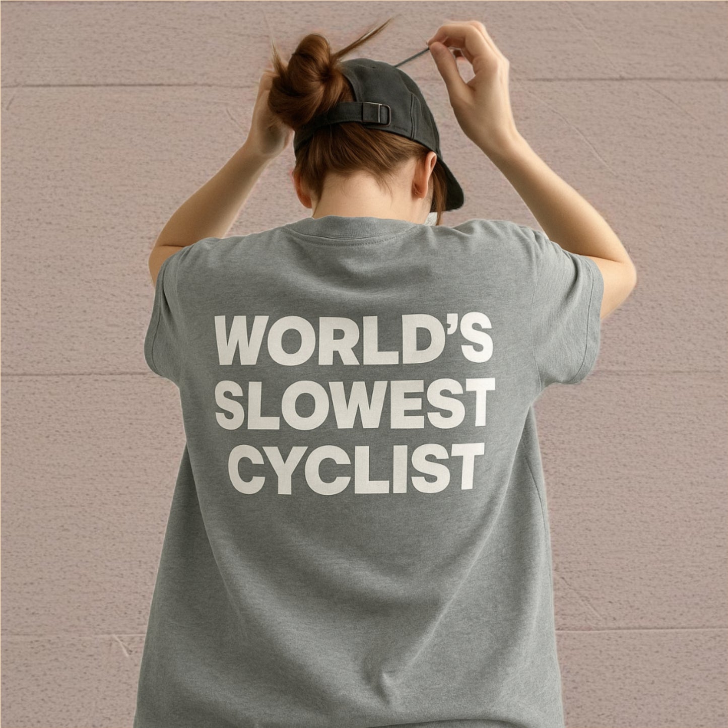 World's Slowest Cyclist / Slow Coach Organic cotton T-shirt