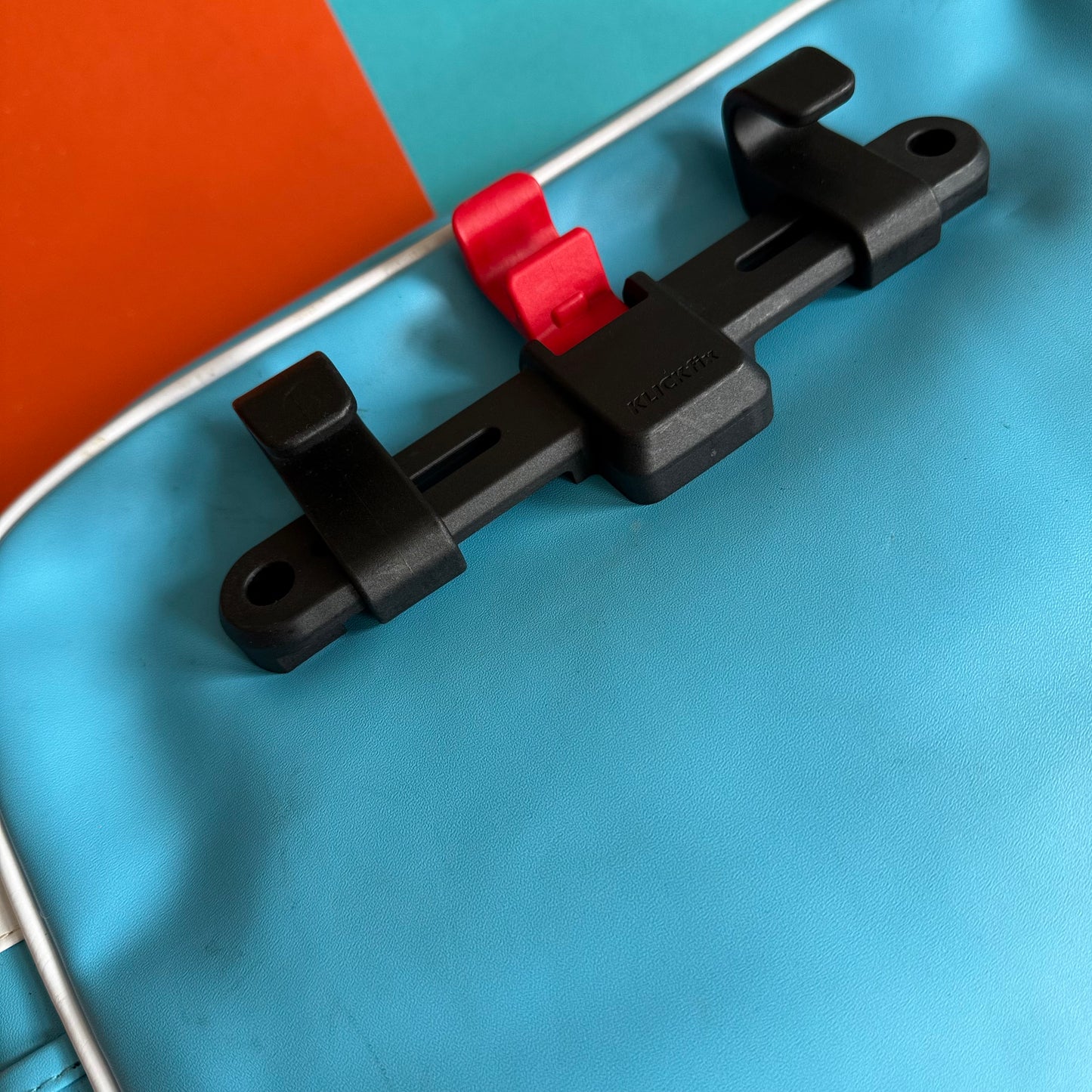 Upcycled Gola Bicycle Pannier tote bag blue