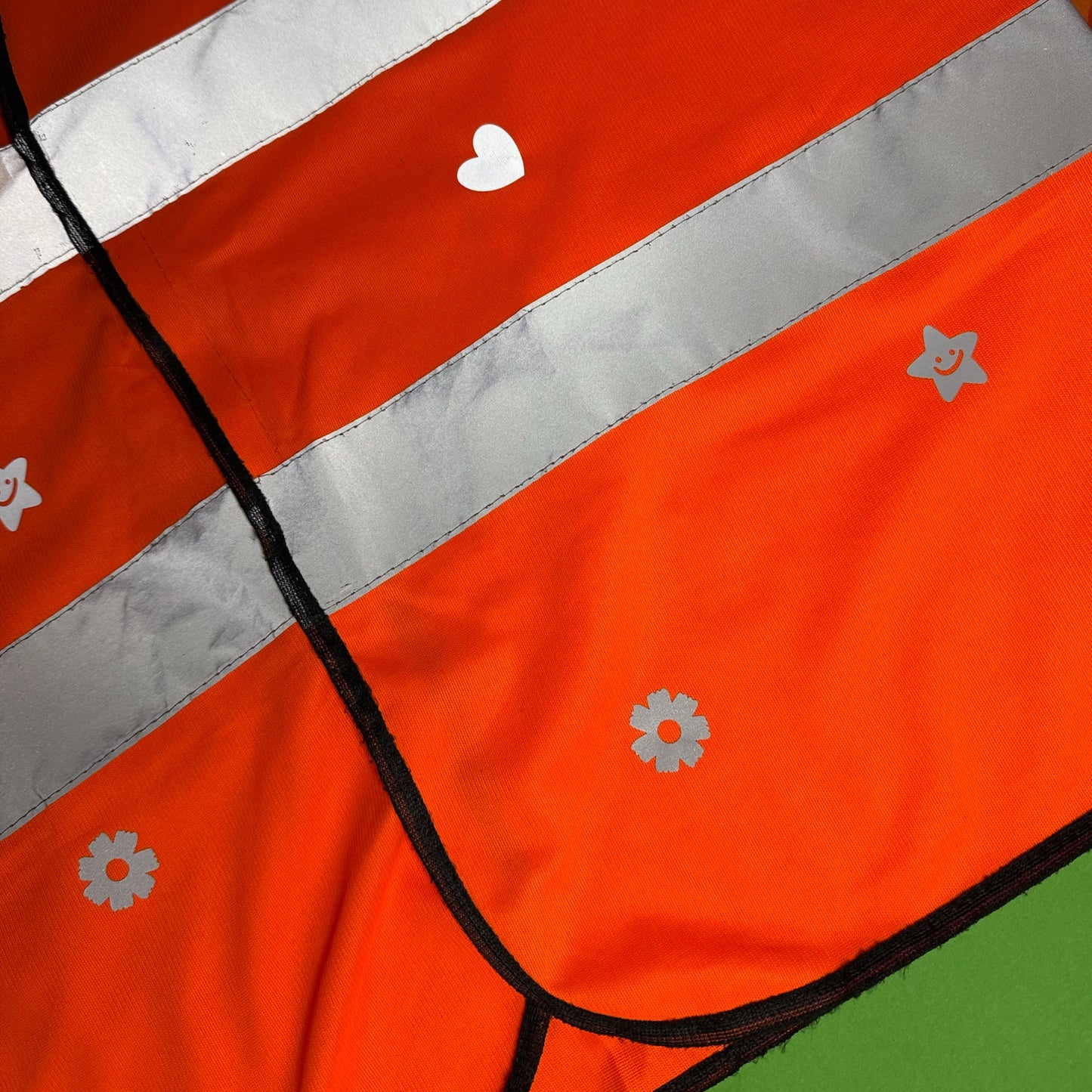 High vis vest stickers