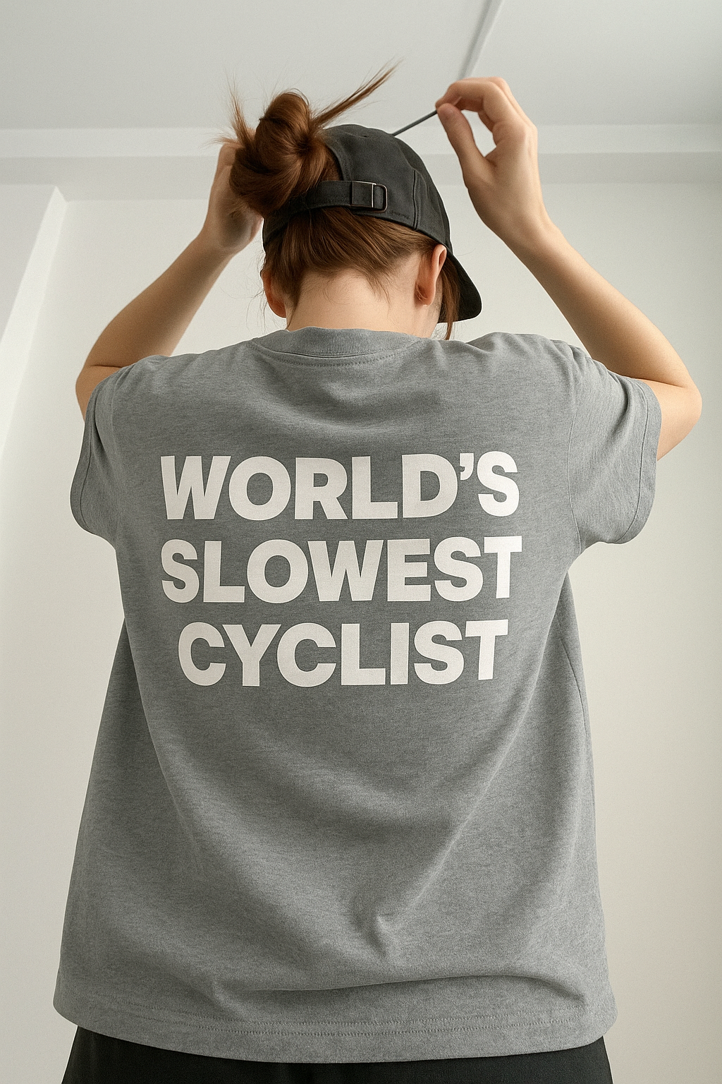 World's Slowest Cyclist / Slow Coach Organic cotton T-shirt
