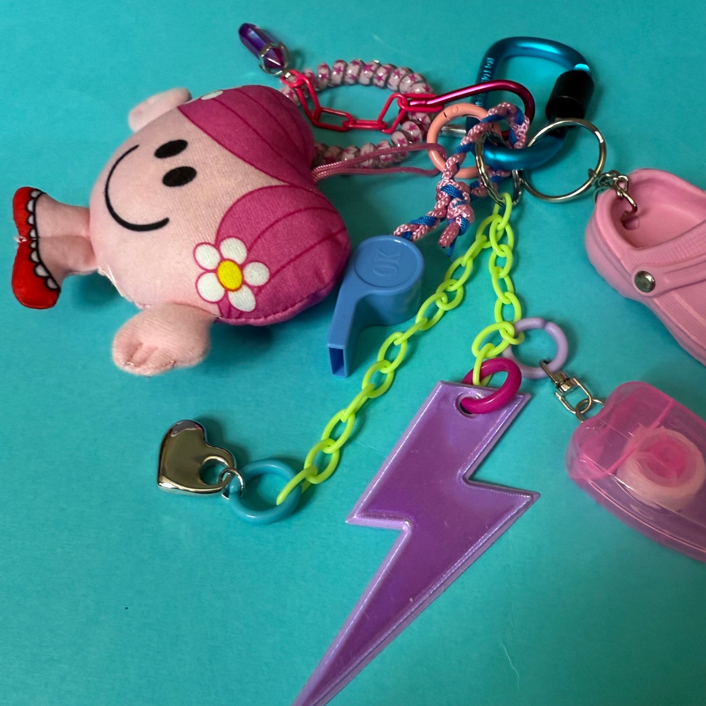 Bag charm and keyring Little Miss Hug