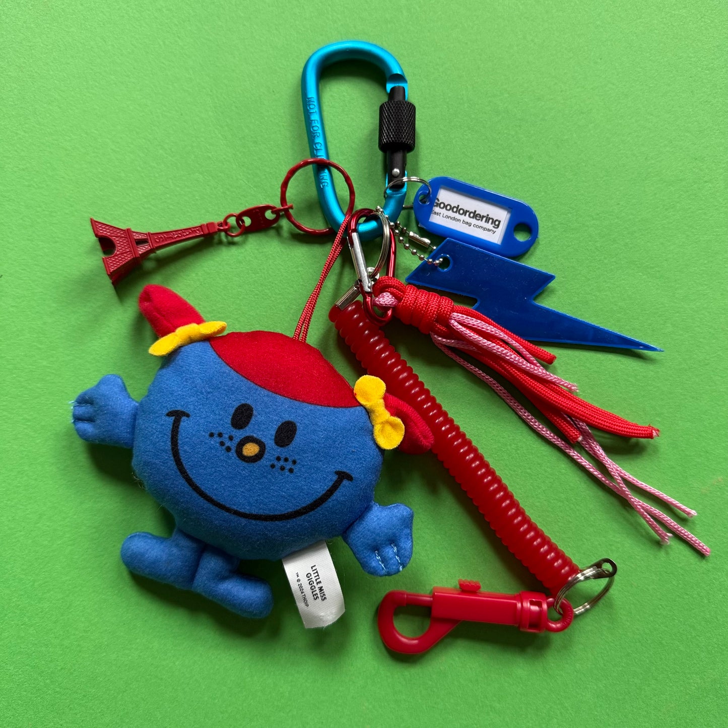 Bag charm and keyring Little Miss Giggles