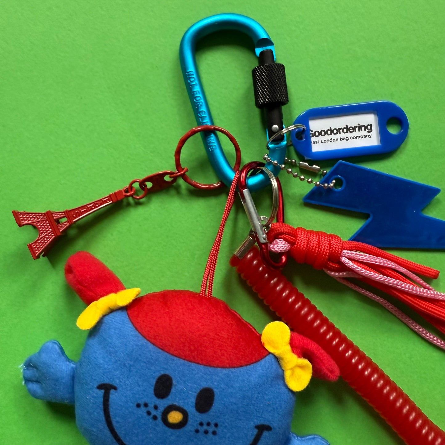Bag charm and keyring Little Miss Giggles