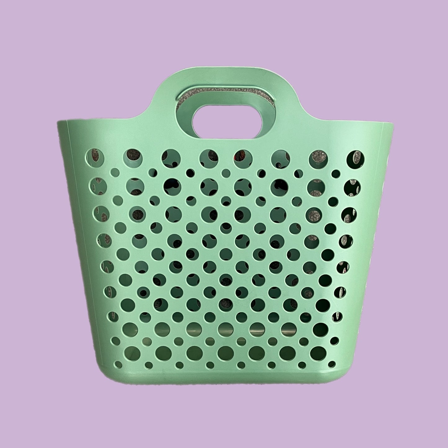 Bike laundry pannier bicycle basket rigid plastic lightweight bag
