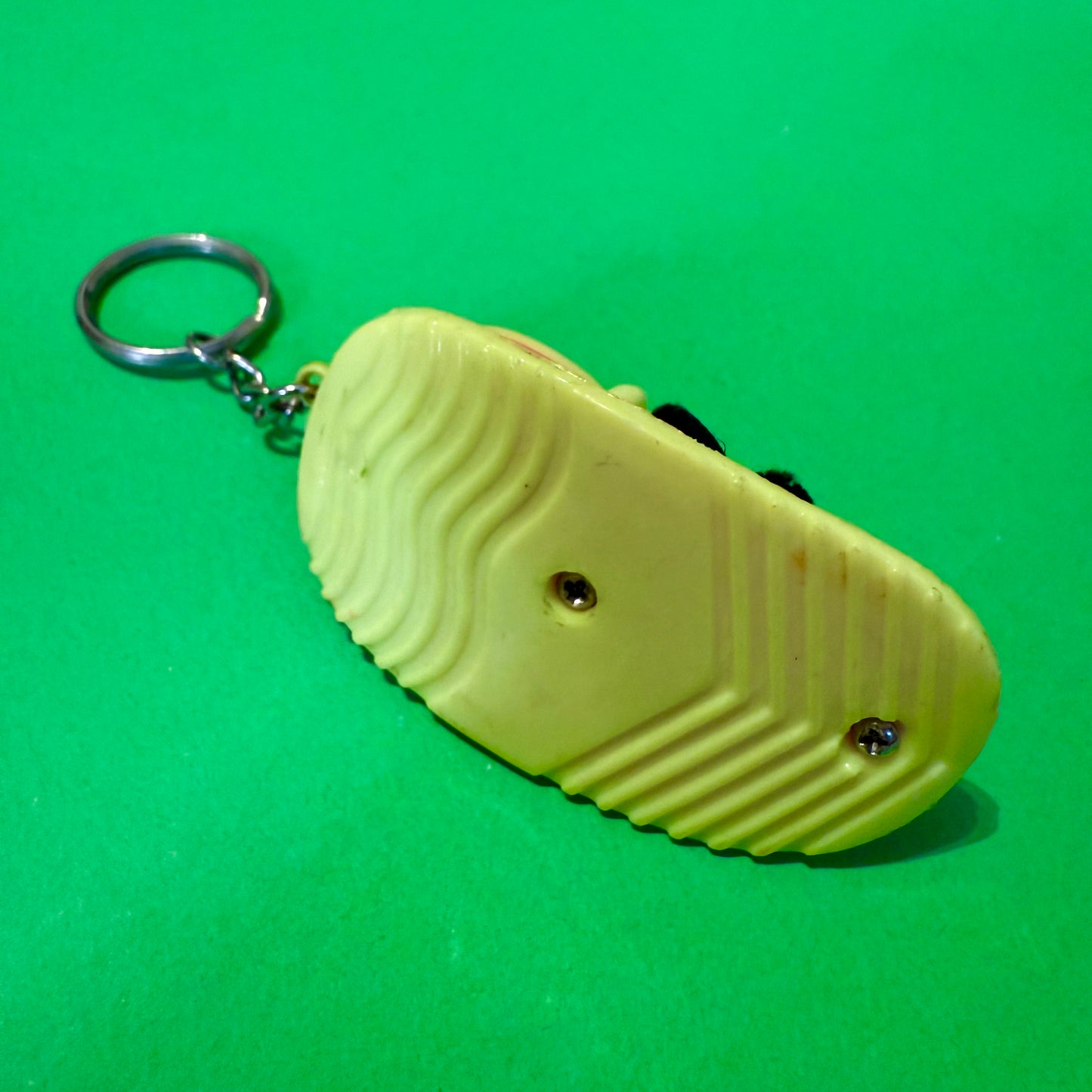 Retro vintage 80s clown shoe keyring