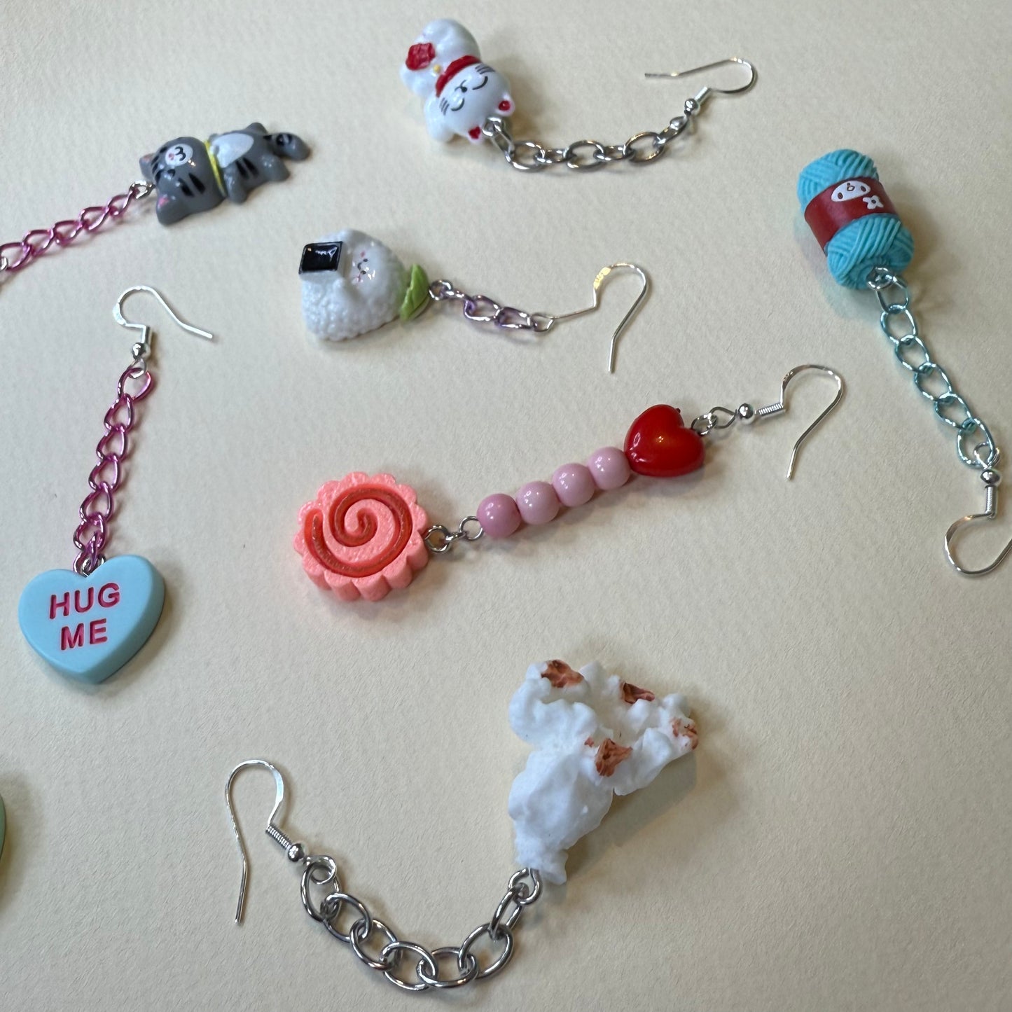 Cute drop chain earrings