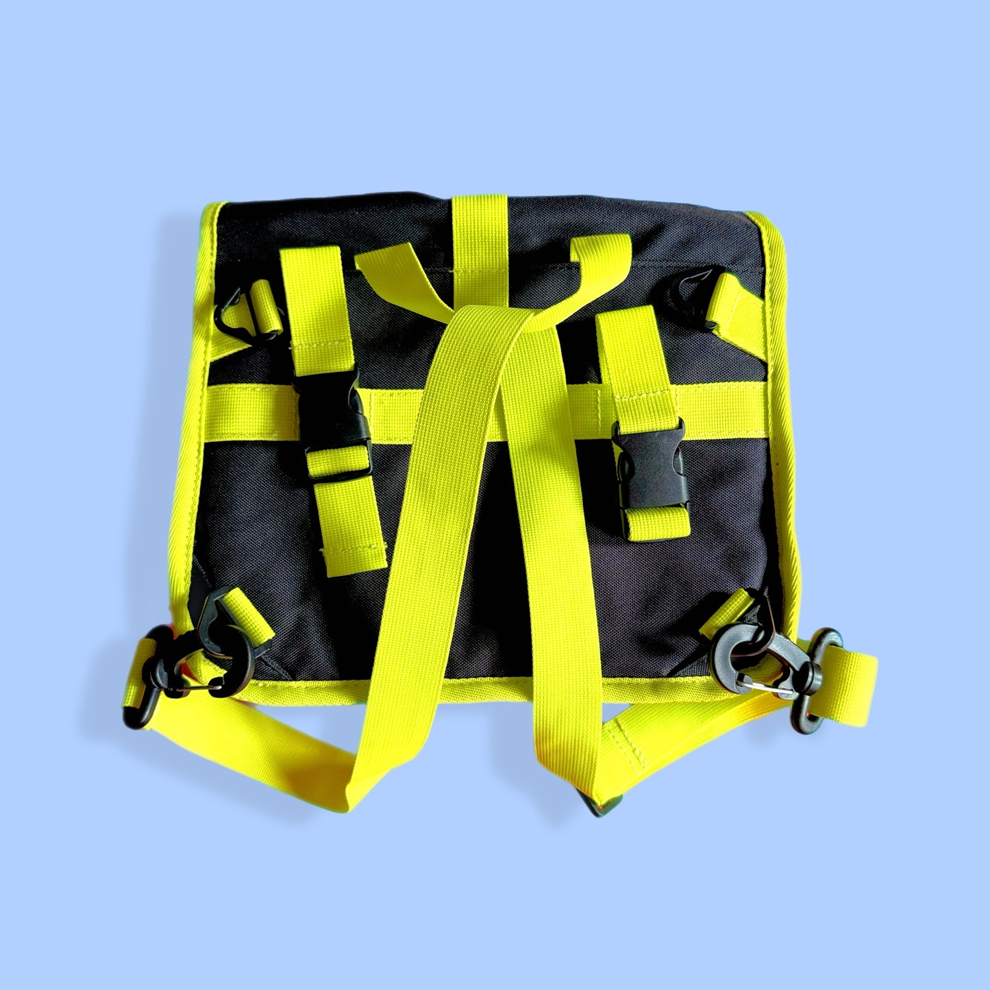 Neon Handlebar bag satchel black