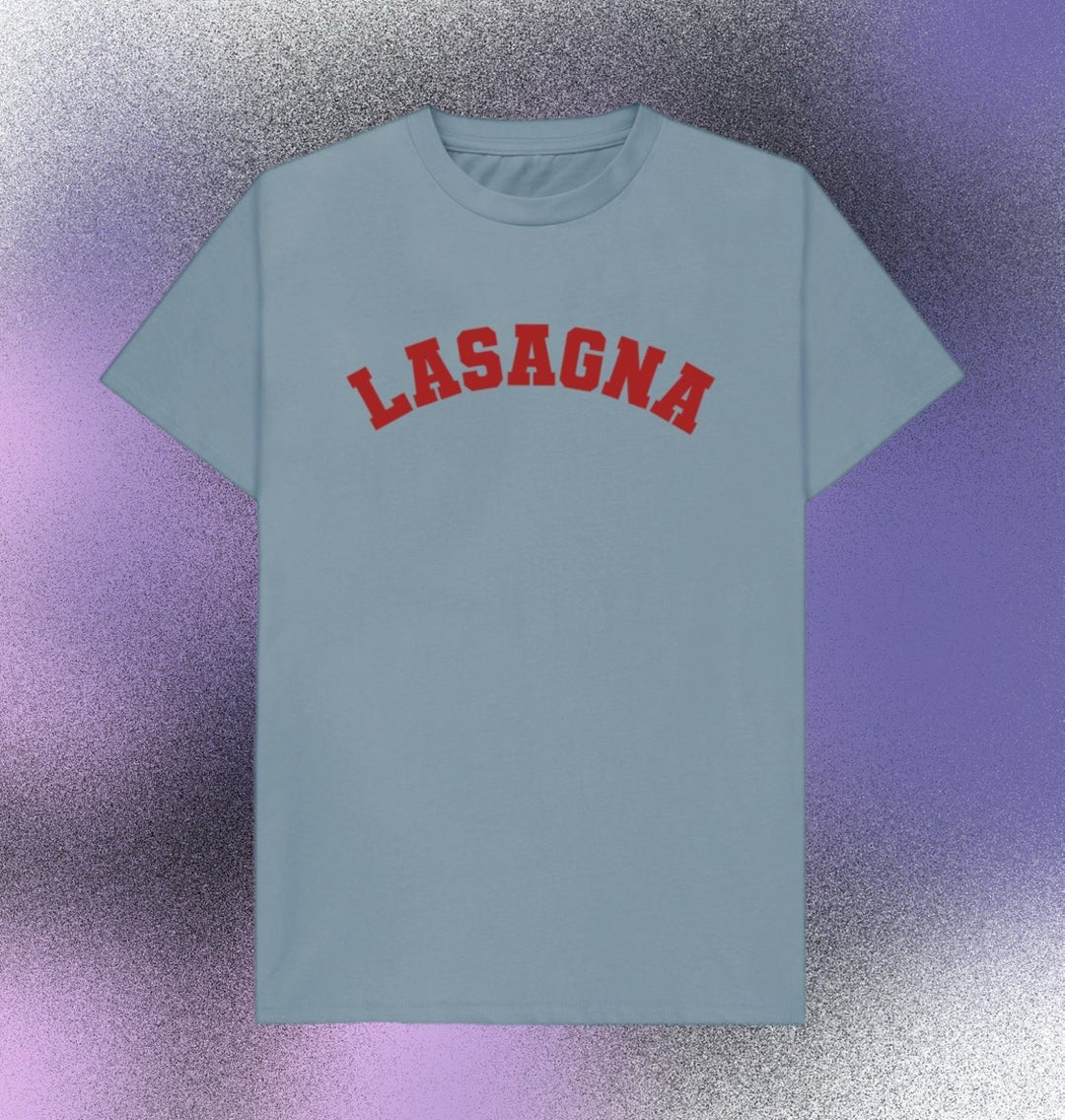 Lasagna varsity t-shirt