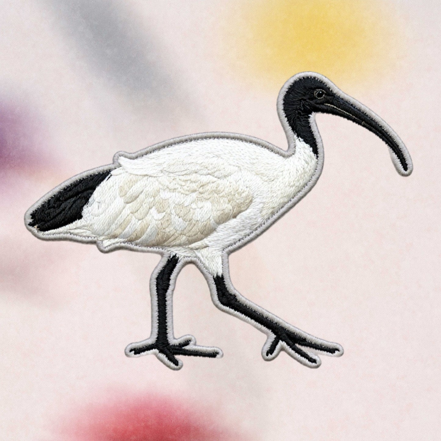 Ibis “bin chicken” iron-on Patch