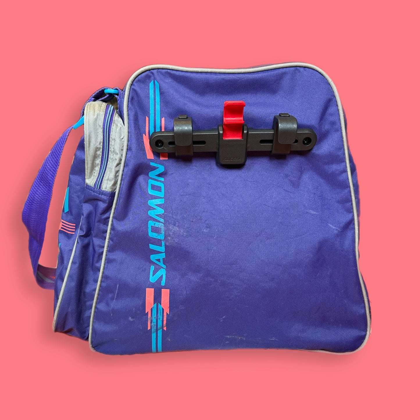 Upcycled vintage 80s Salomon sports bag pannier