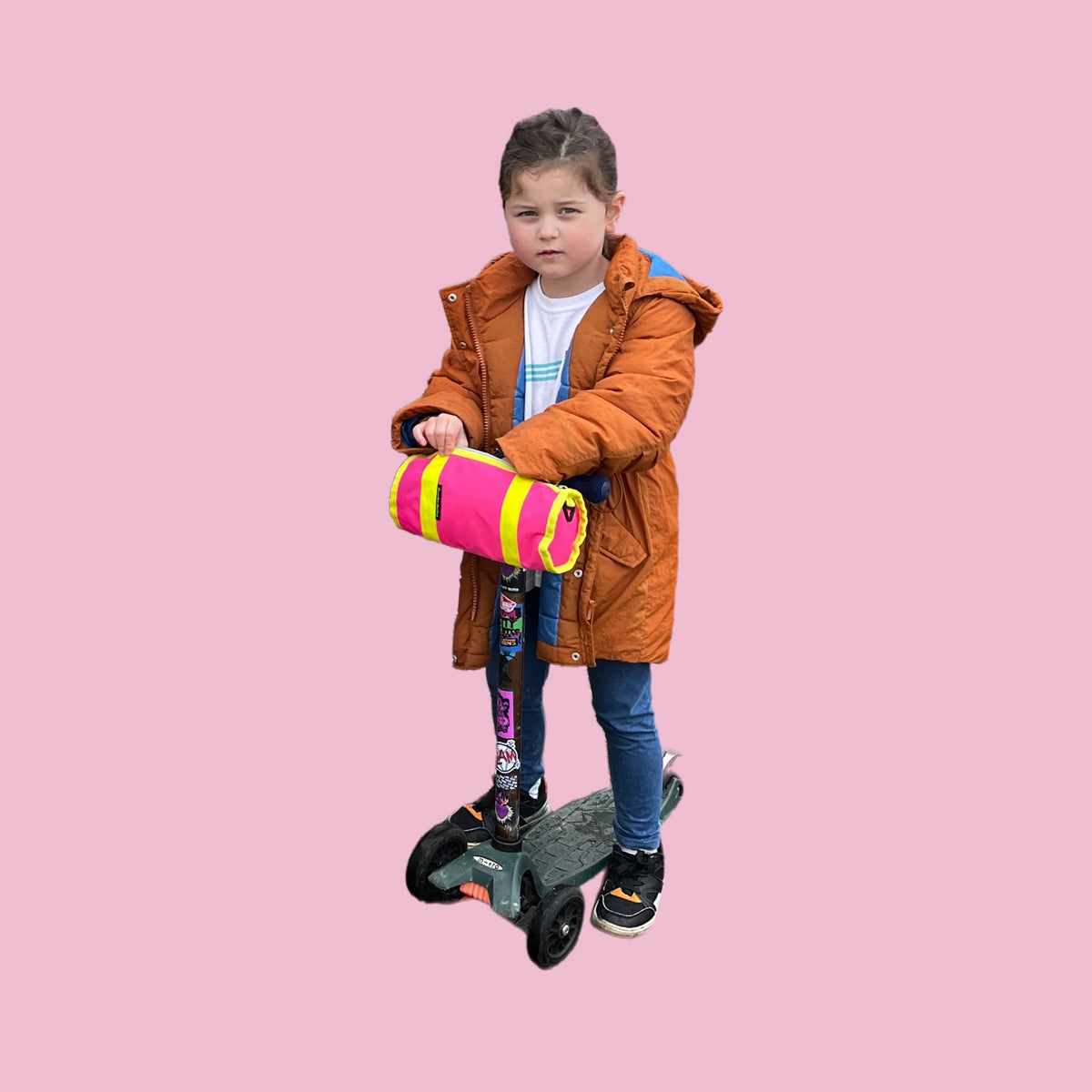Neon saddle bag pink and yellow - Goodordering Waterproof Neon Pink Cycling Bag for Urban Commuting