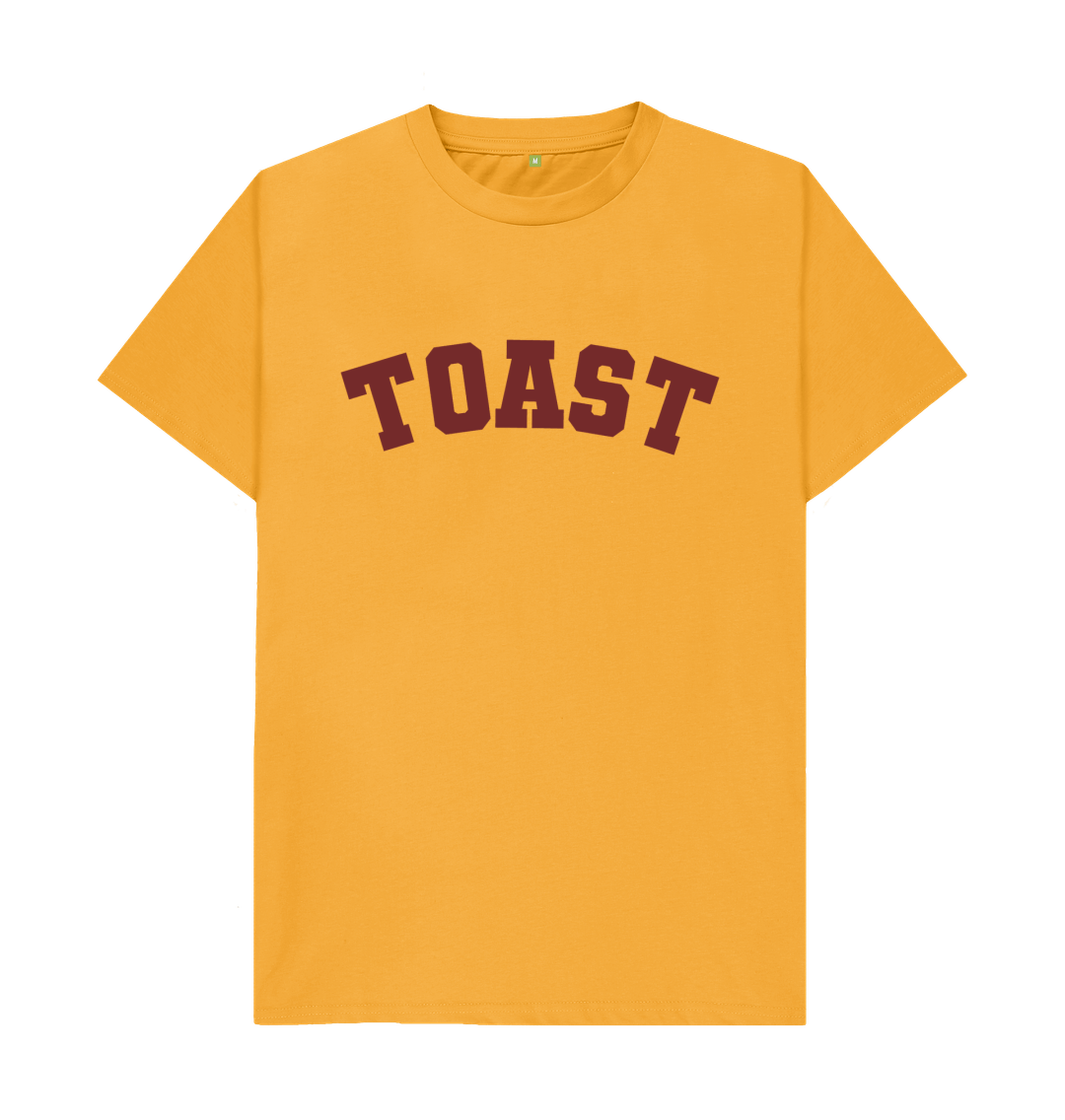 Mustard Toast varsity unisex t-shirt 2