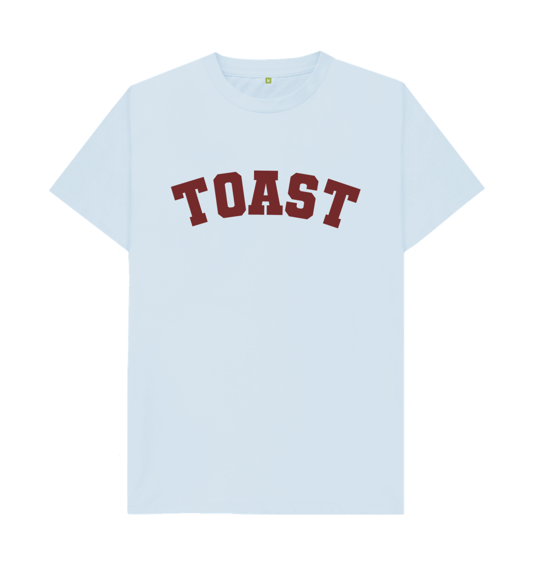 Sky Blue Toast varsity unisex t-shirt 2