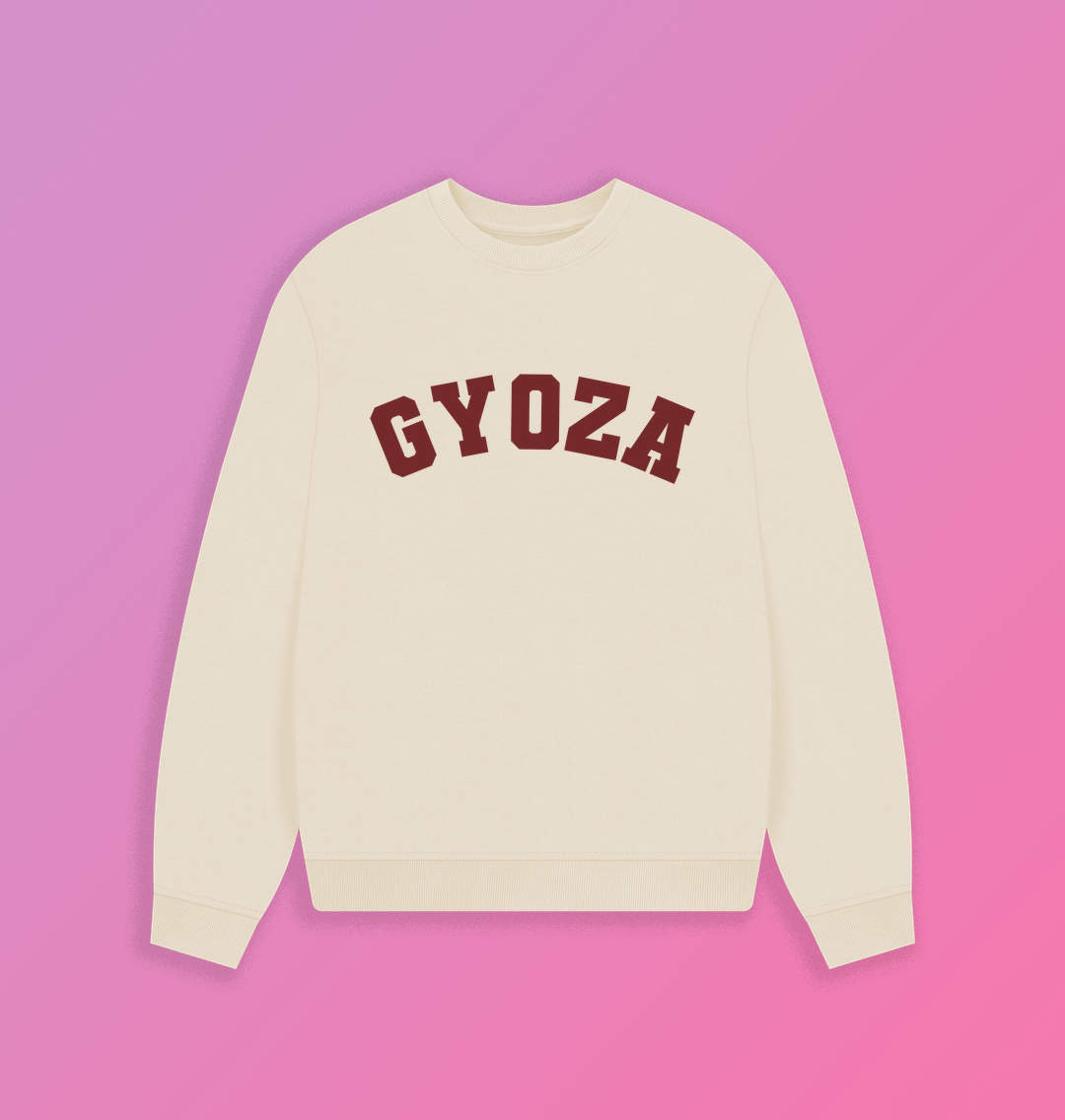 Gyoza oversized organic cotton sweatshirt