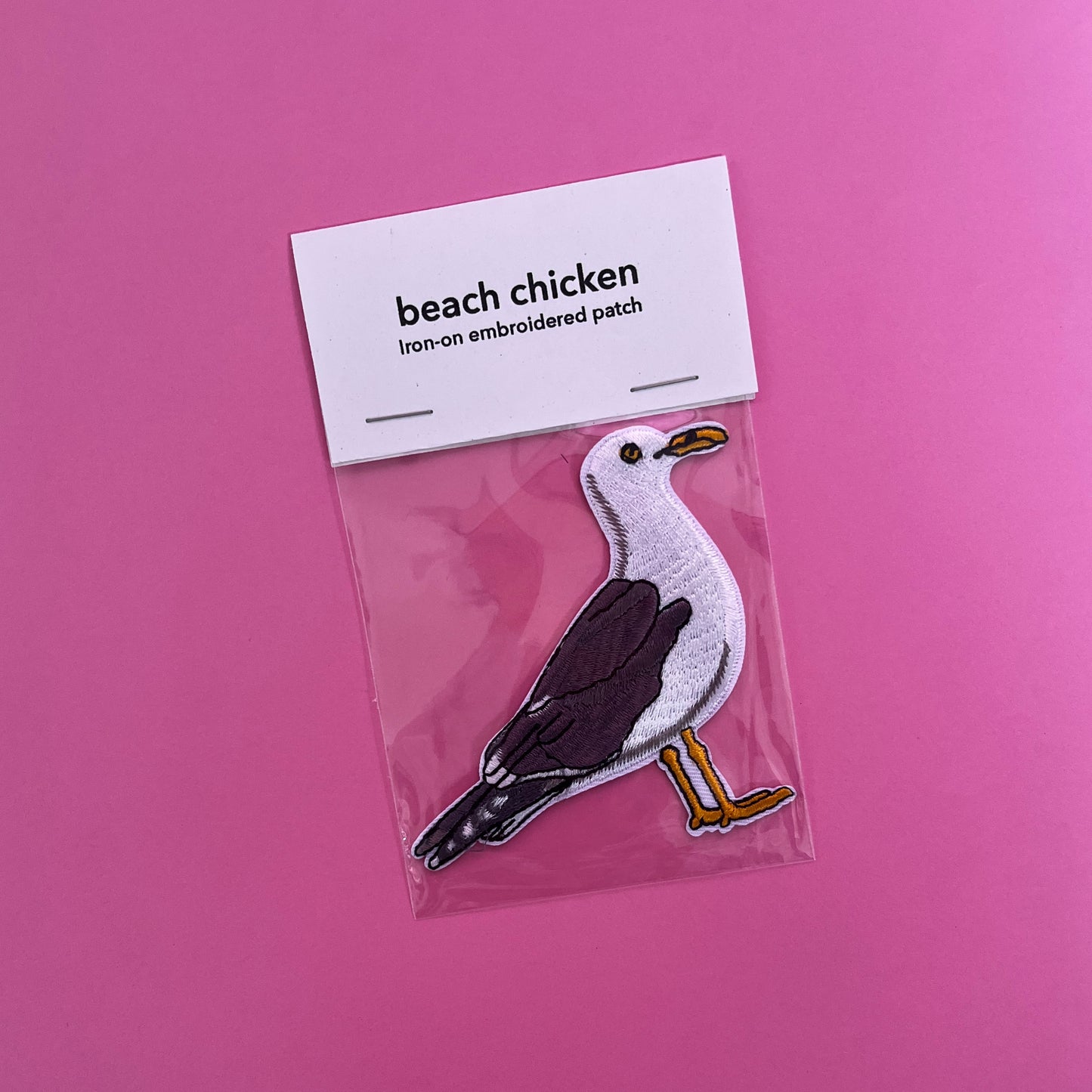 Seagull iron-on embroidered Patch