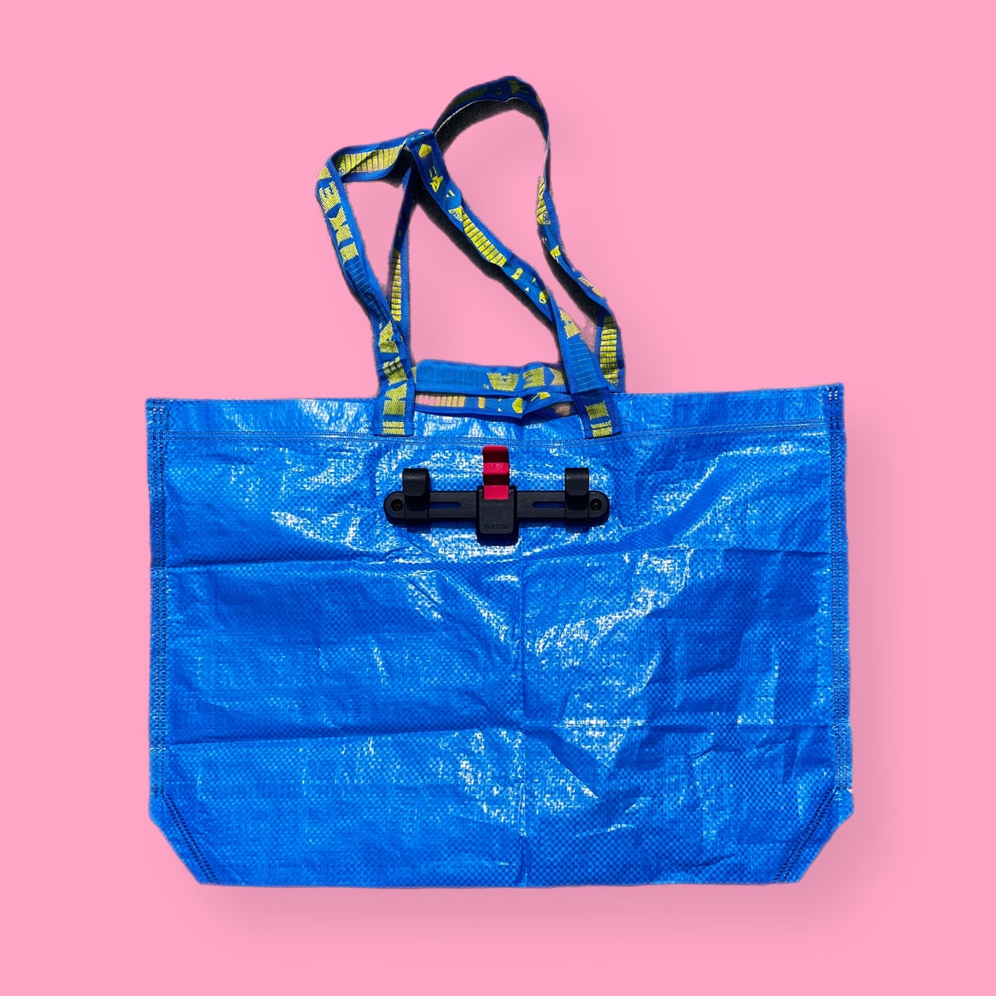 Bicycle Pannier Upcycled ikea frakta tote bag