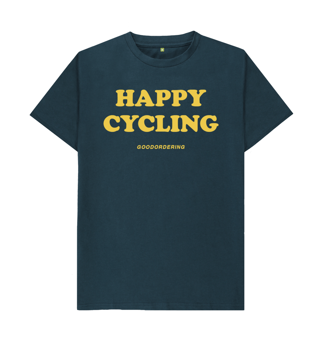 Denim Blue Printed T-shirt Front