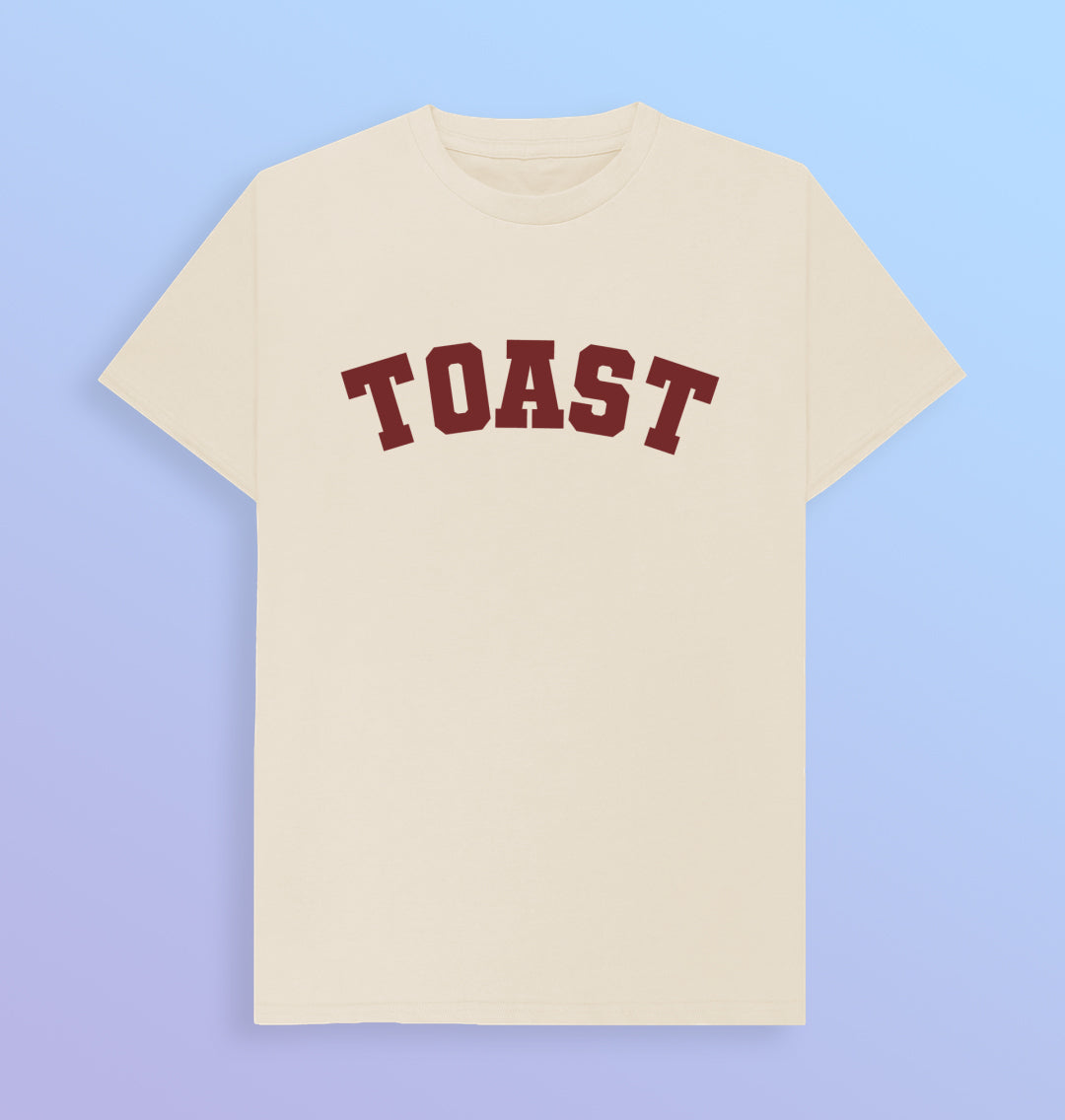 Toast varsity unisex t-shirt