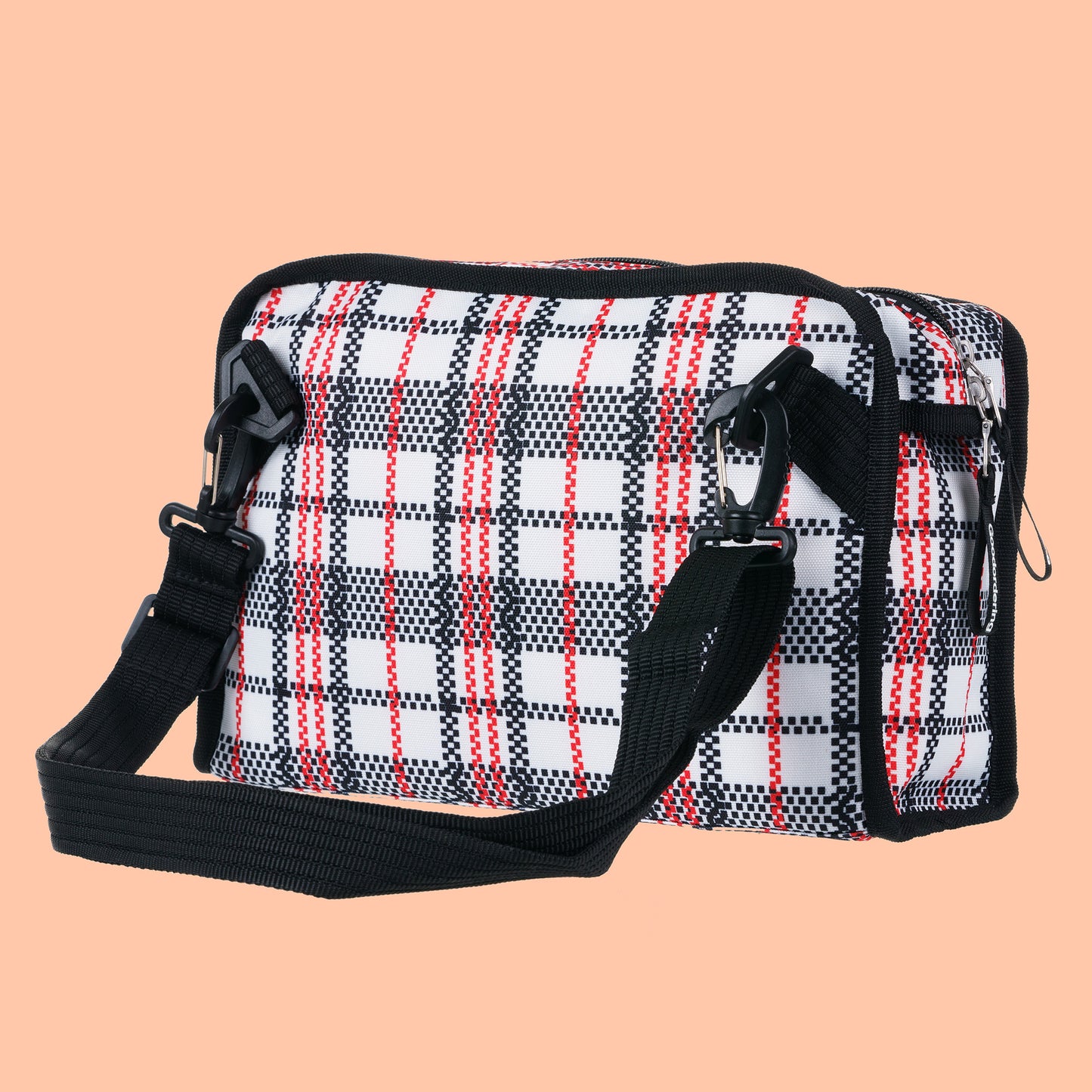 Tartan Eco wash bag sling bag