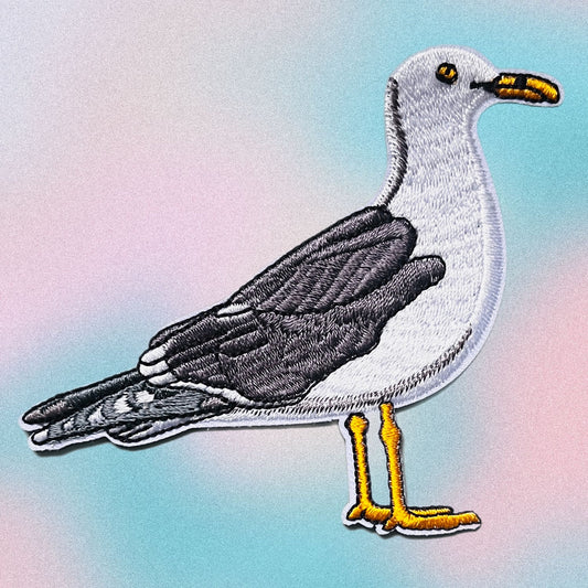 Seagull iron-on embroidered Patch