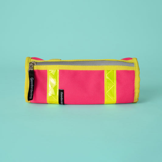 Neon saddle bag pink and yellow