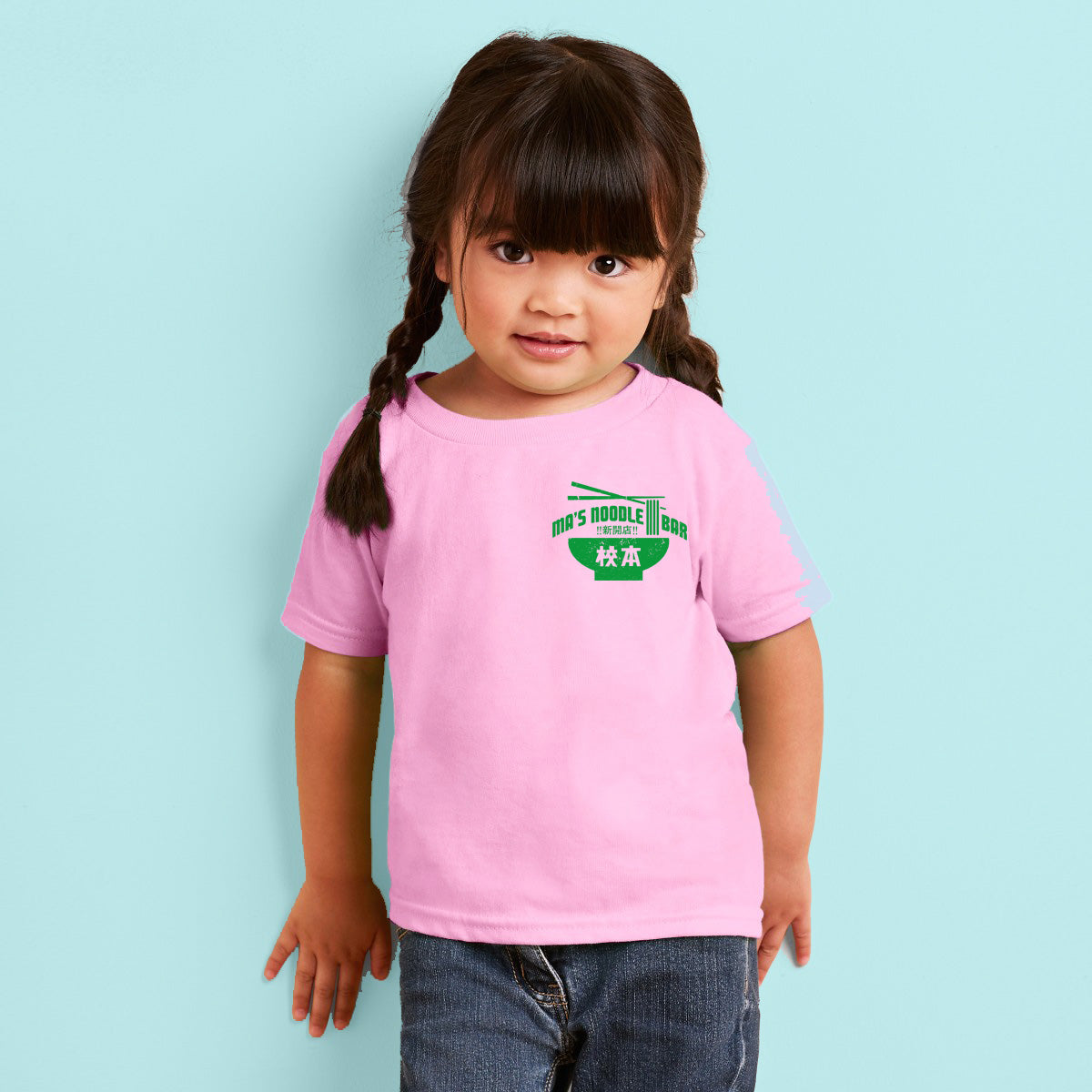 Ma's Noodle House T-shirt Kids Pink