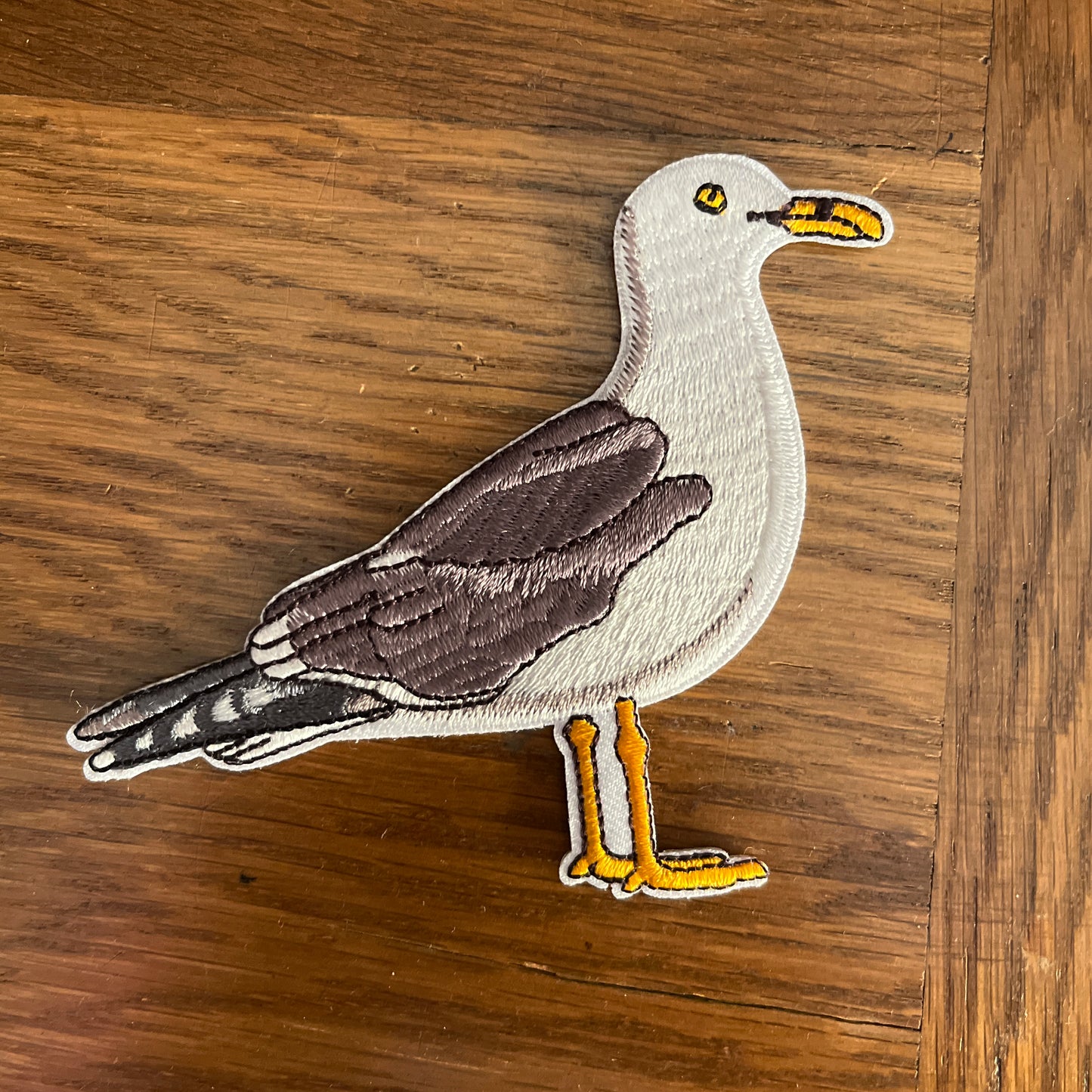 Seagull iron-on embroidered Patch