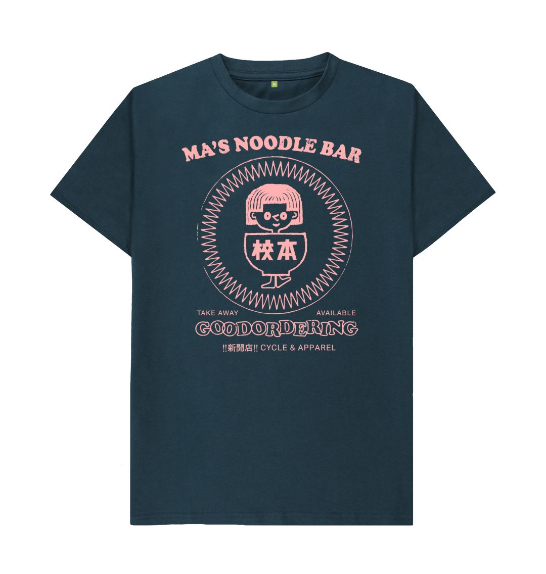 Denim Blue Stamp logo T-shirt Unisex 2