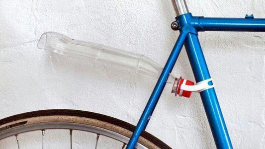 Plastic bag on bicycle saddle