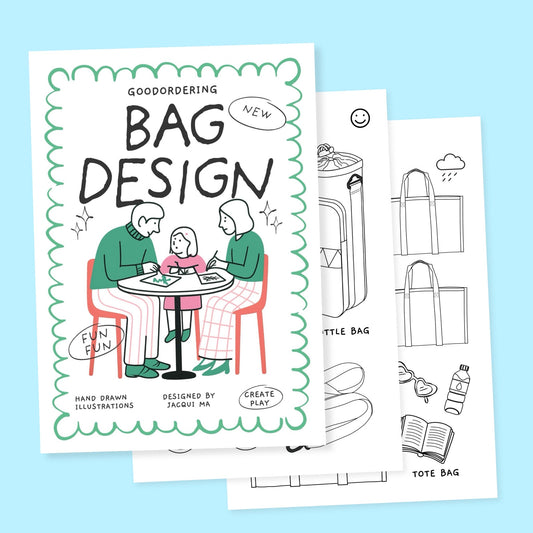 Colour Your Way Into Bag Design with Goodordering’s New Downloadable Colouring Book
