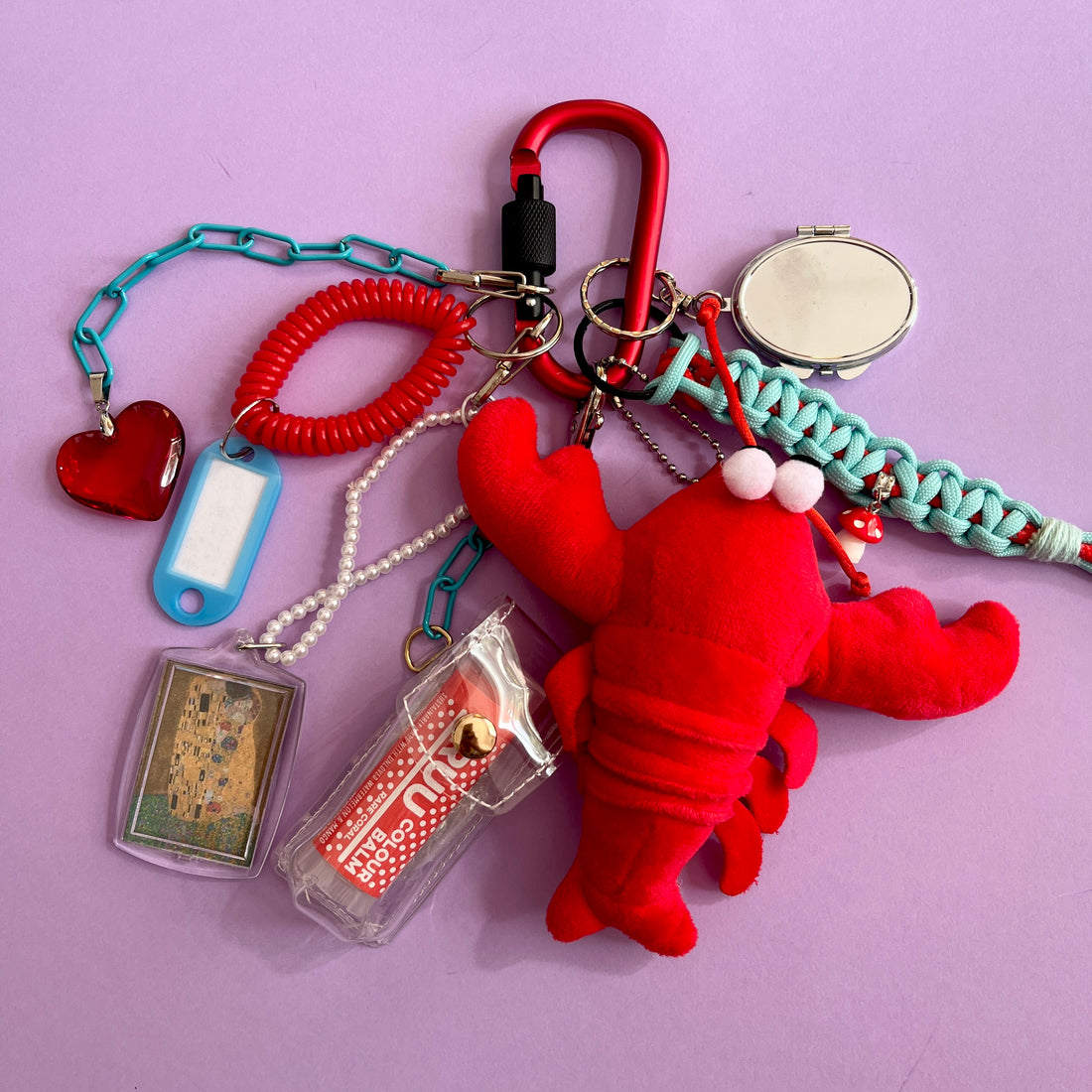 Lobster bag charm