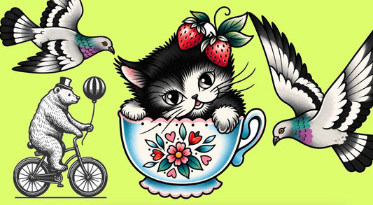 Designing tattoo stickers for London Cycling
