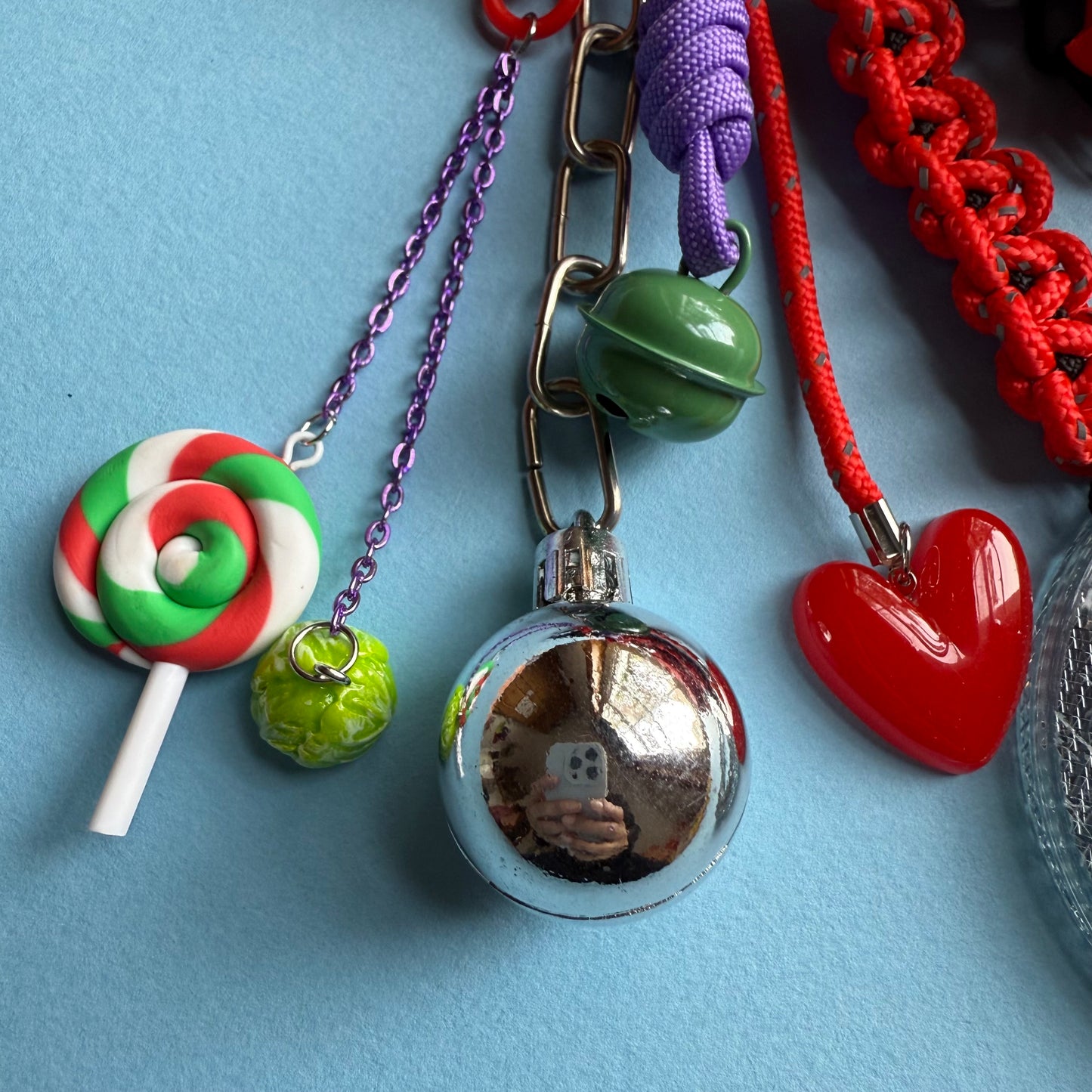 Bag charm and keyring christmas